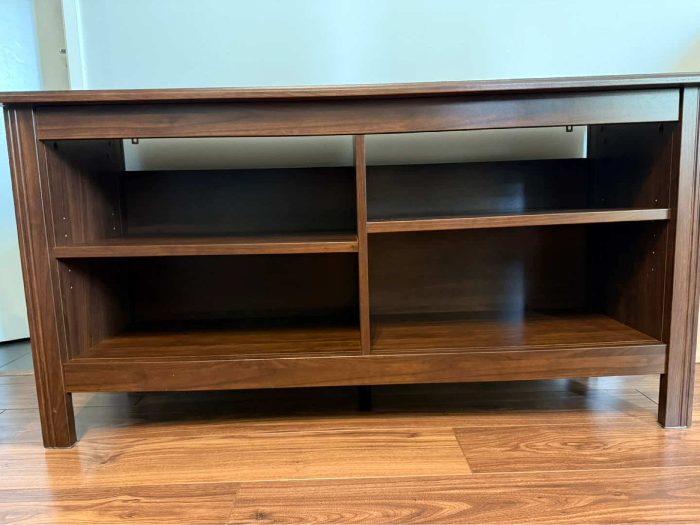 Dark Brown Media Console/Bookshelf