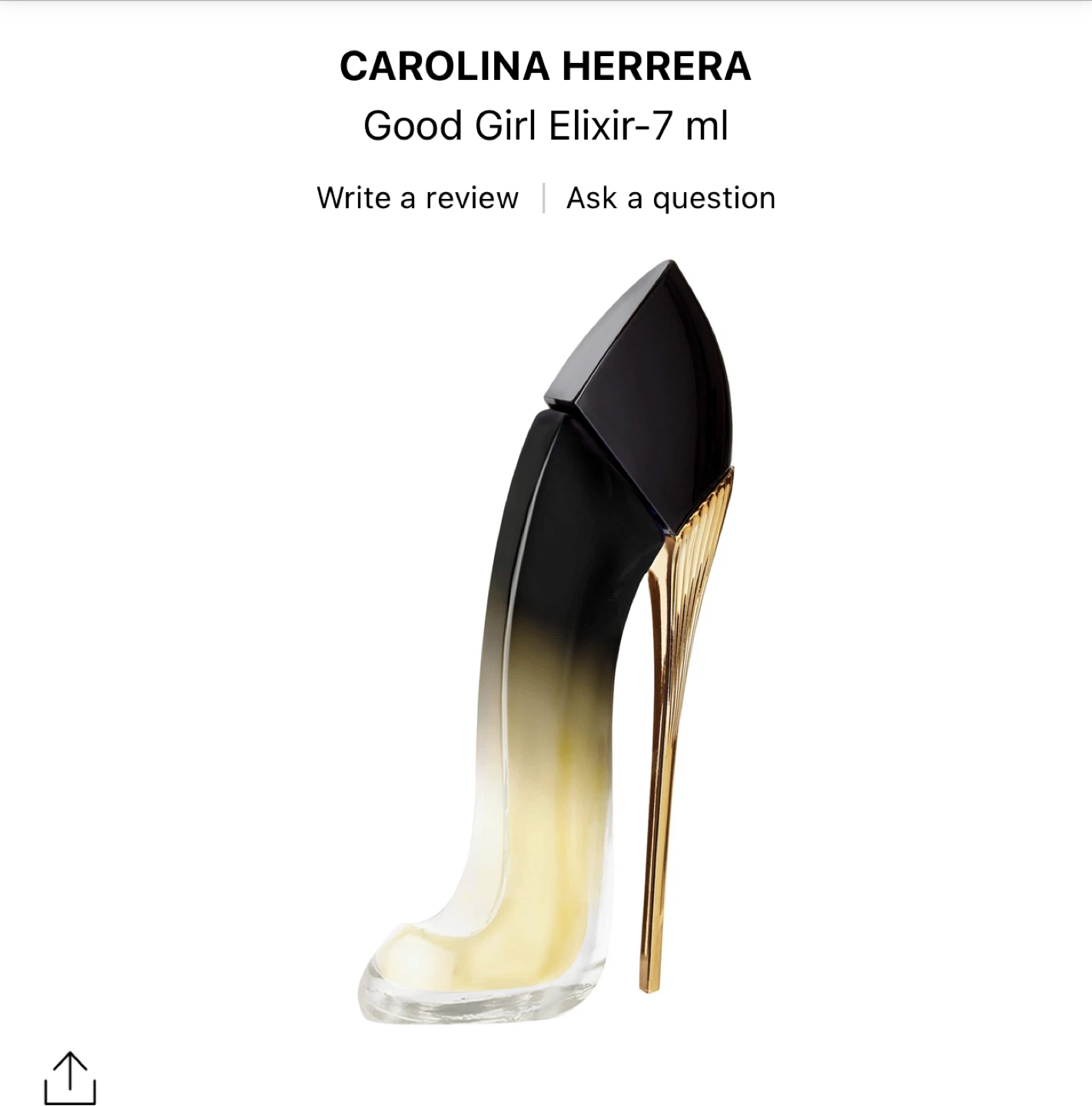 Mini Carolina Herrera Good Girl Elixir Eau de Parfum, 7 ml