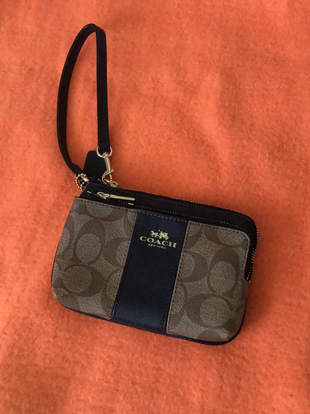 Coach Wristlet Pouch - Signature Canvas
