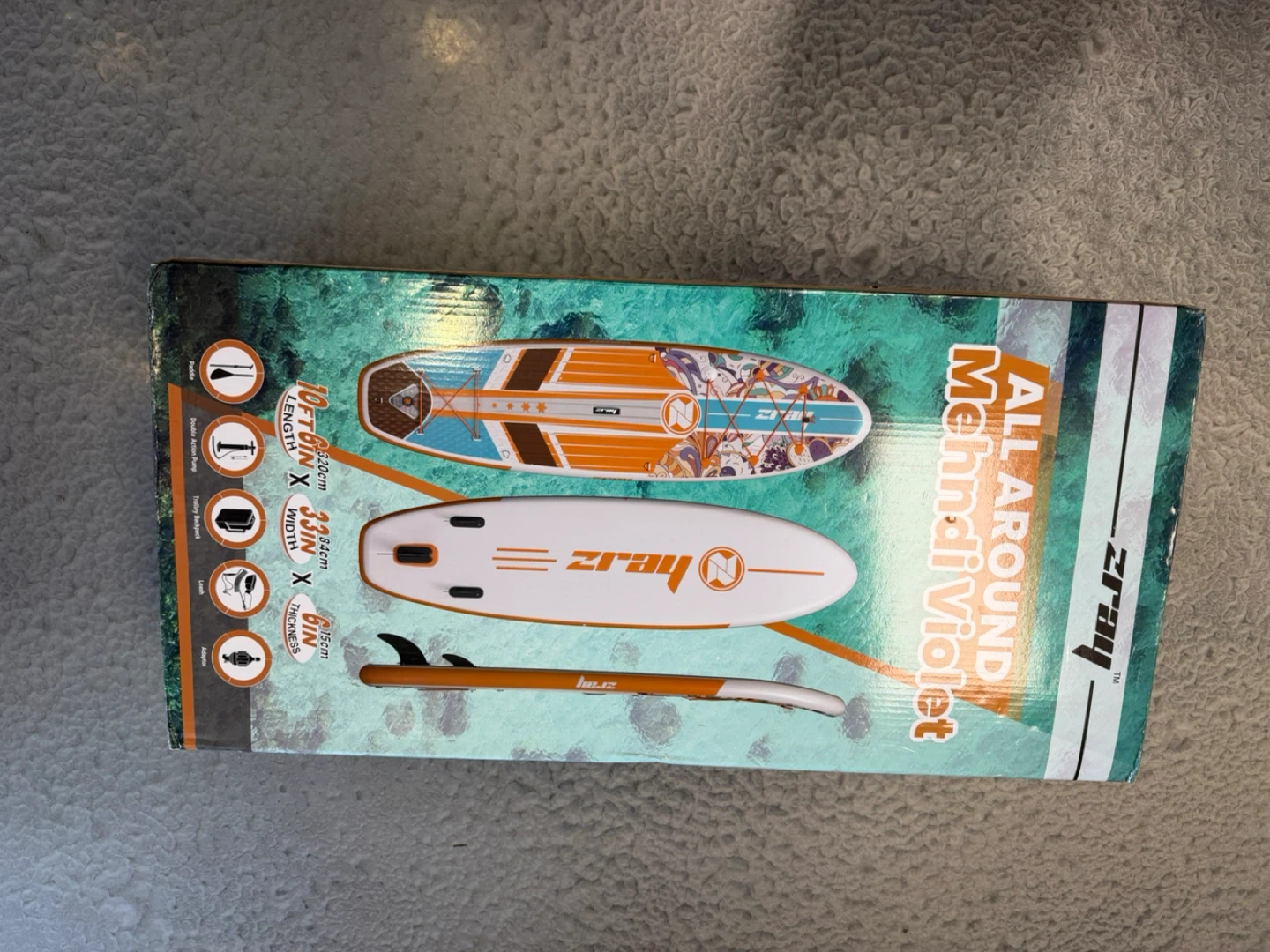 Zray All Around Mehdi Violet Stand Up Paddleboard