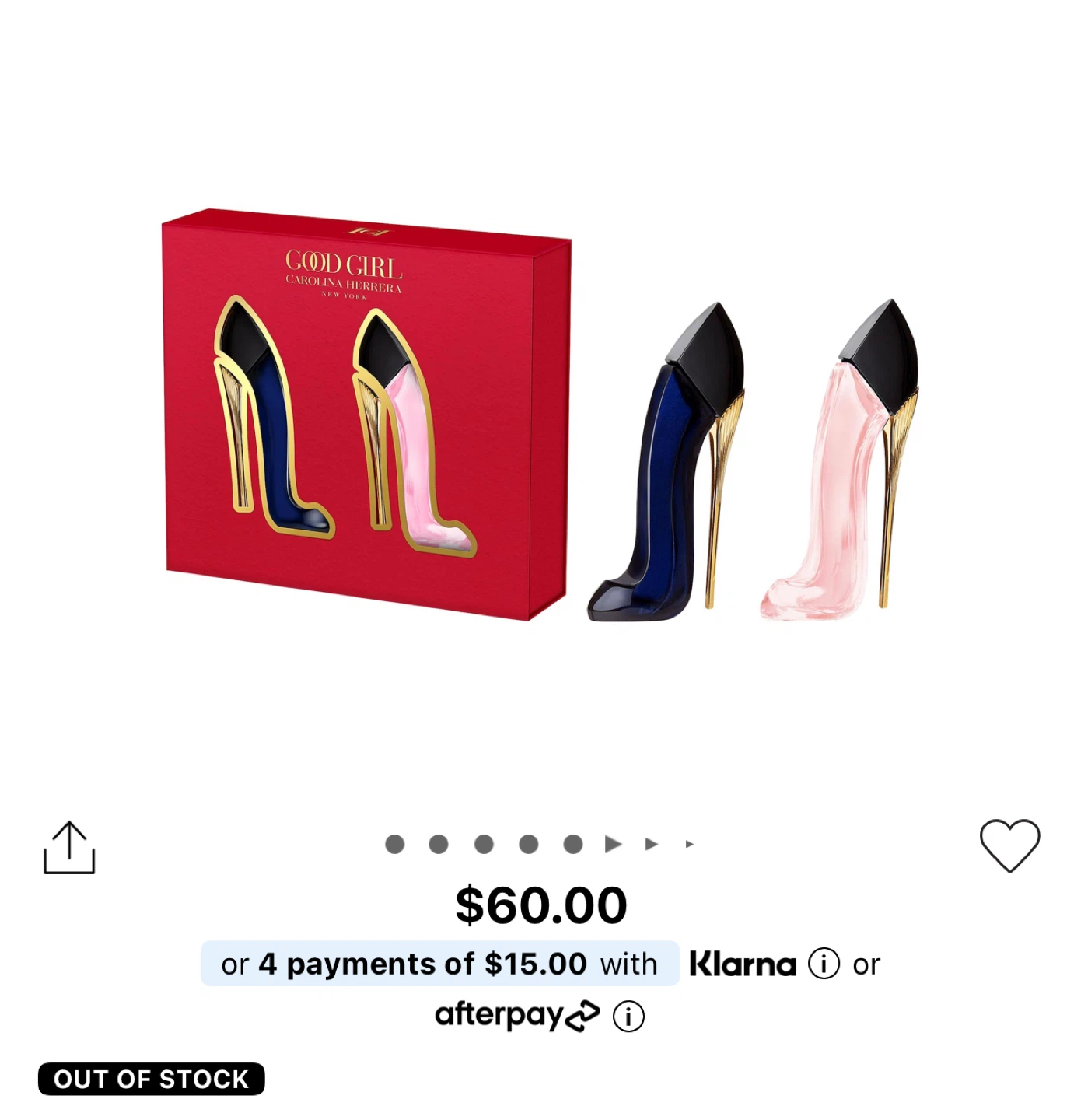Carolina Herrera Good Girl Eau de Parfum Gift Set 2 x 7ml