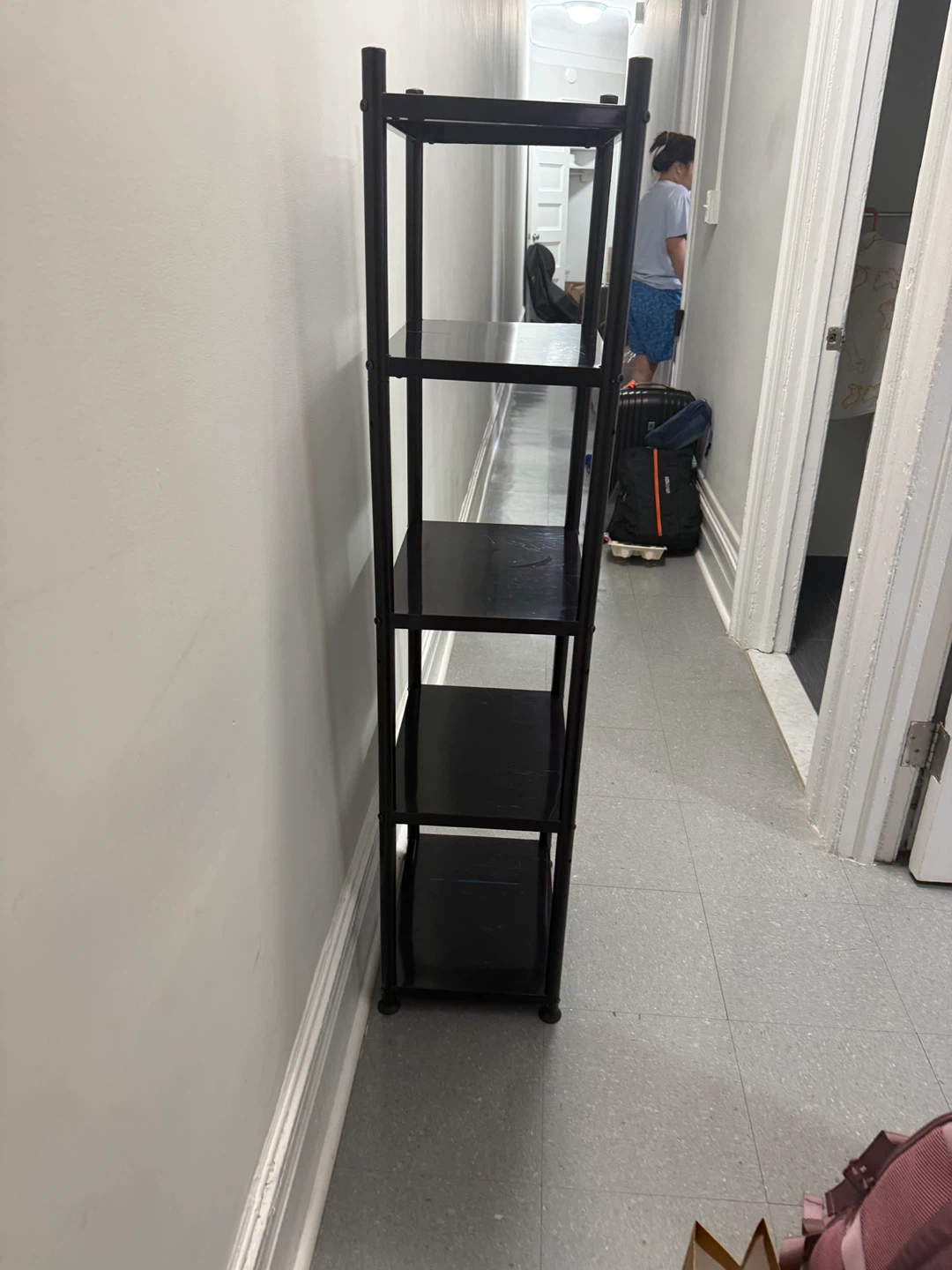 Black metal shelf - photo 3