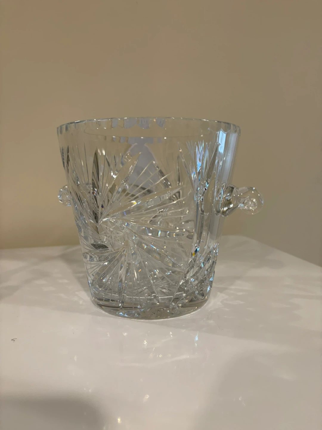 Crystal Ice Bucket with Handles - photo 2