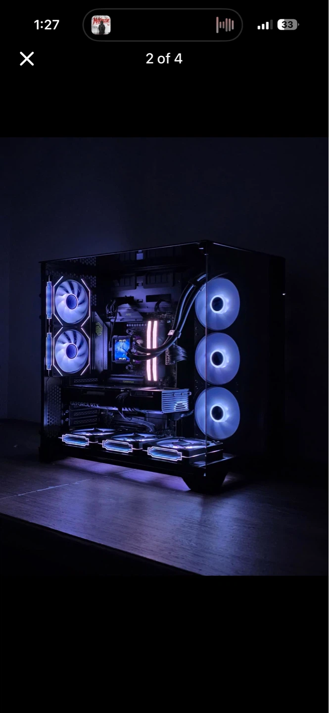 RTX 5080 Custom Gaming PC┃Ryzen 7 9800X3D┃32GB 6400MHZ|1TB NVMe - photo 2