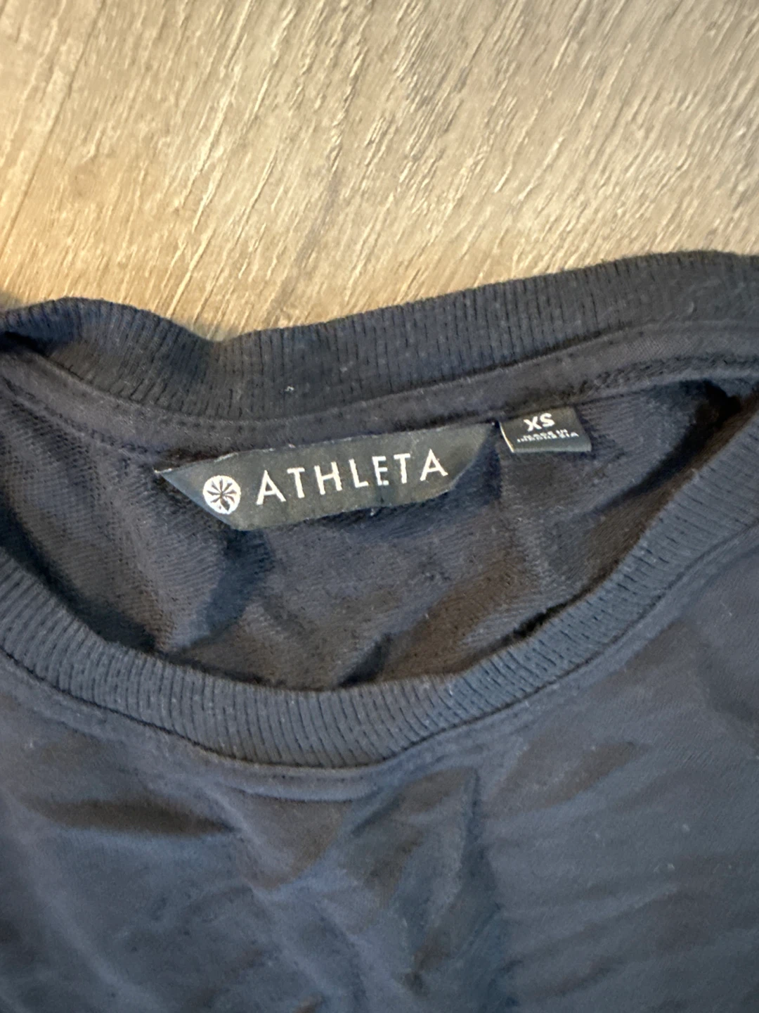Athleta Black Long Sleeve Twist Front Top XS - photo 2