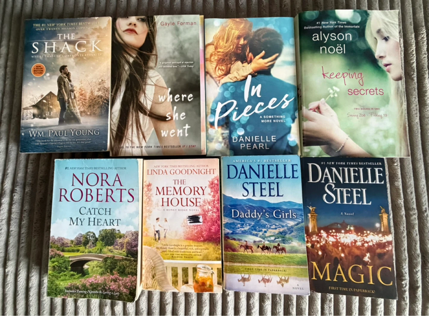 Romance Bundle of 8 Paperback Novels by Bestselling Authors