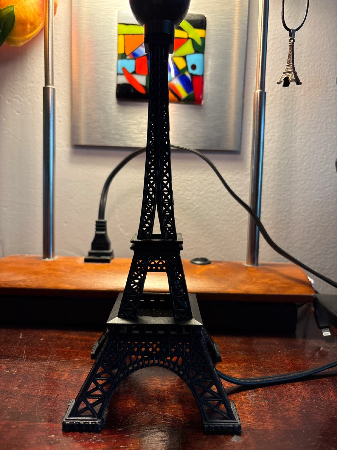 Eiffel Tower Black Lamp - photo 2