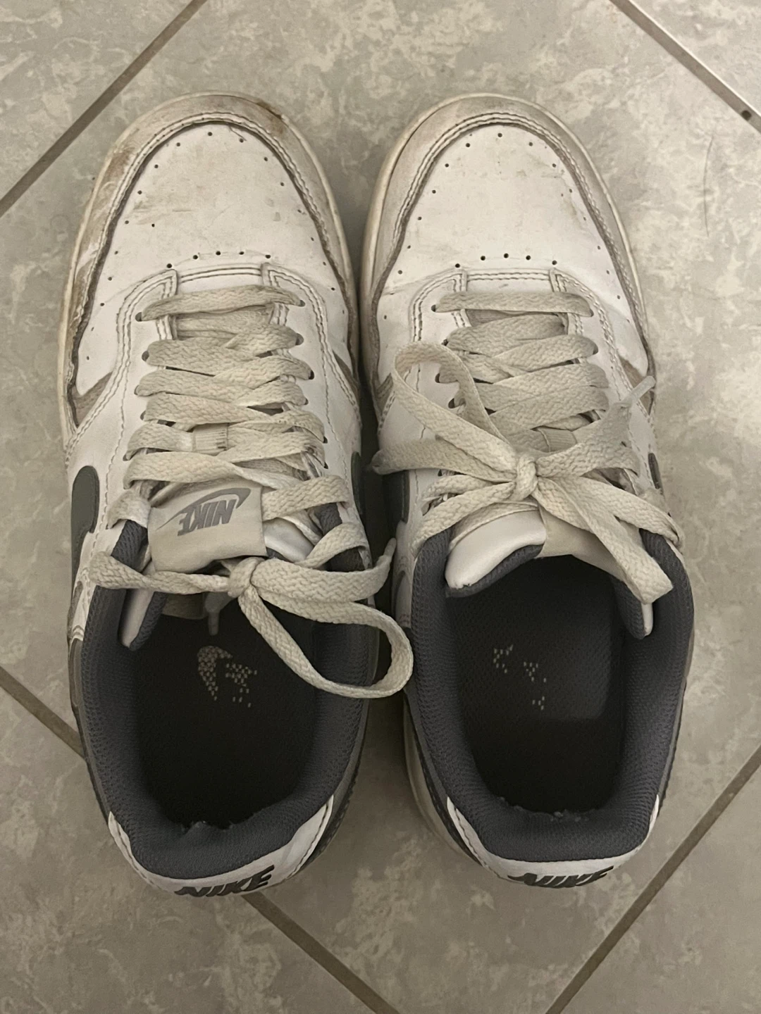 Nike White & Grey Sneakers - photo 3