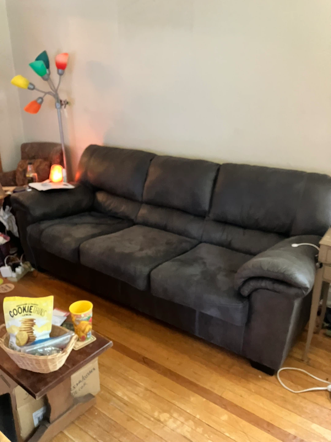 Dark Gray 3-Seater Sofa