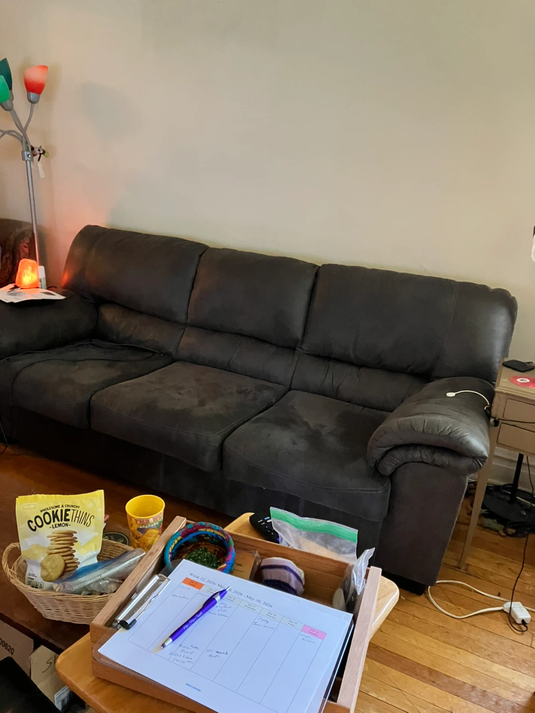 Dark Gray 3-Seater Sofa - photo 2