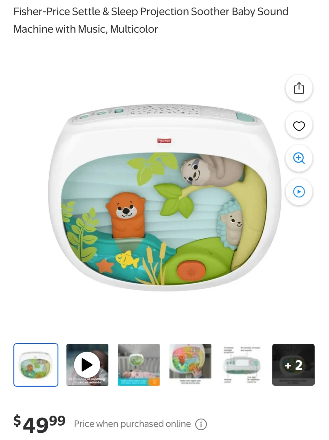 Fisher-Price & Sleep m Soother Baby Sound Machine