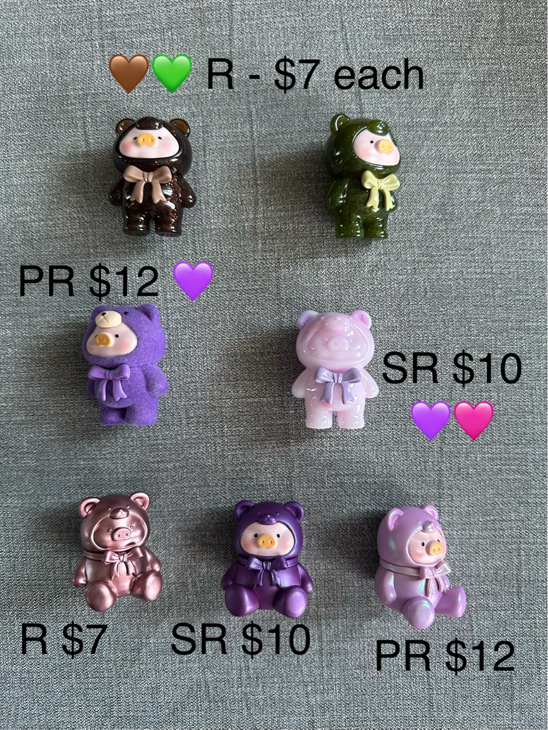 Lulu the Piggy mini figures