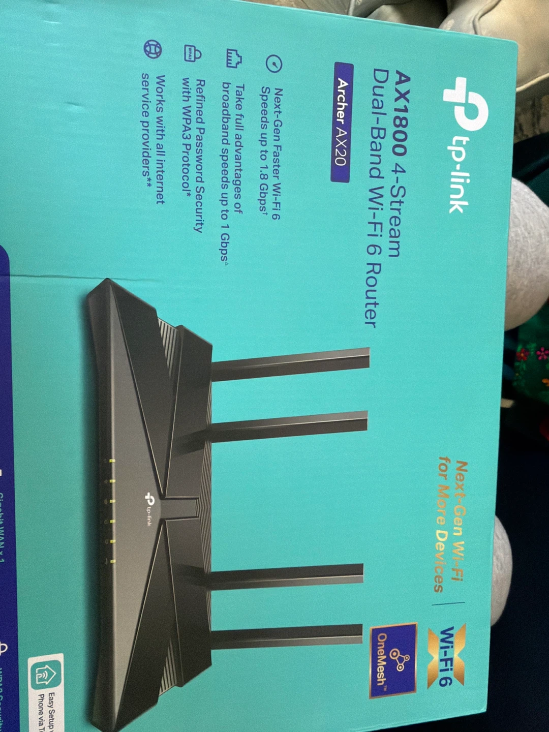 TP-Link AX1800 Wi-Fi 6 Router Archer AX20