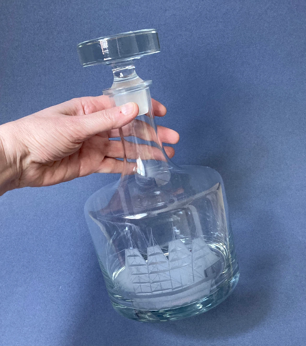 Vintage Toscany “Clipper” Sailboat Decanter - photo 4