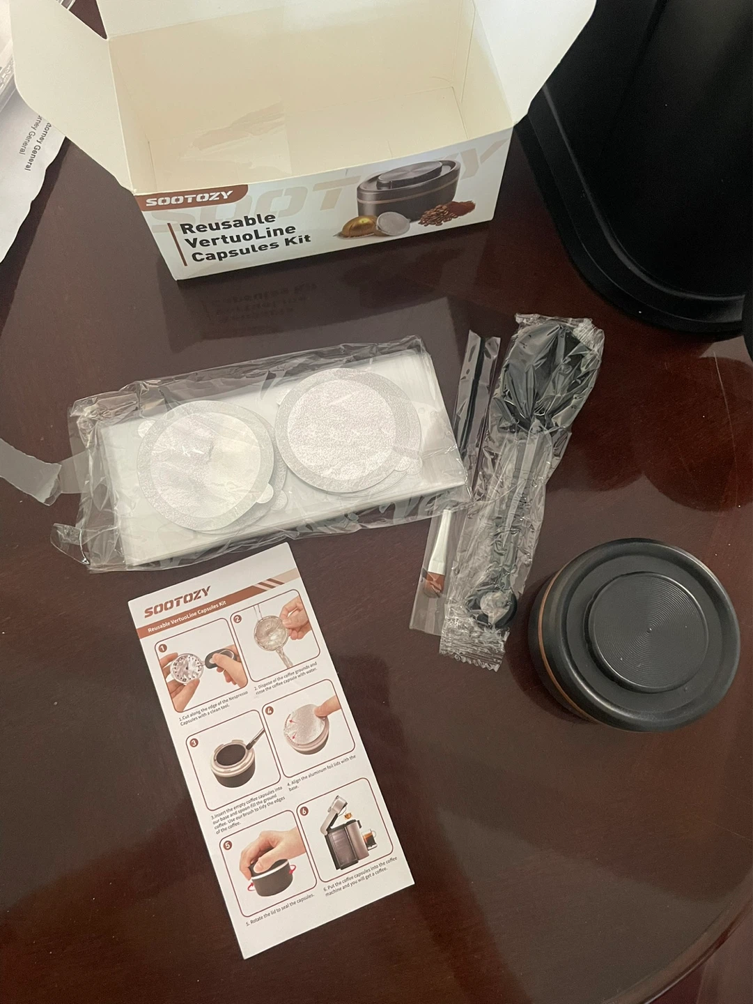 Nespresso vertuo with reusable capsule kit - photo 4