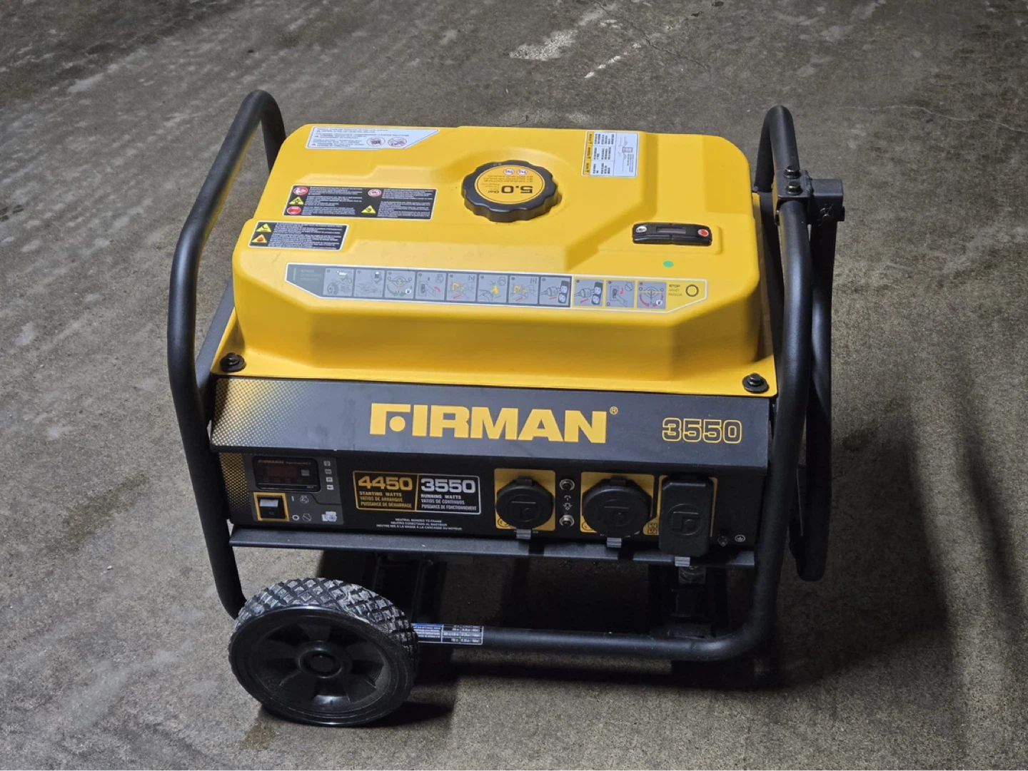 FIRMAN 3550 Watt Generator - photo 2