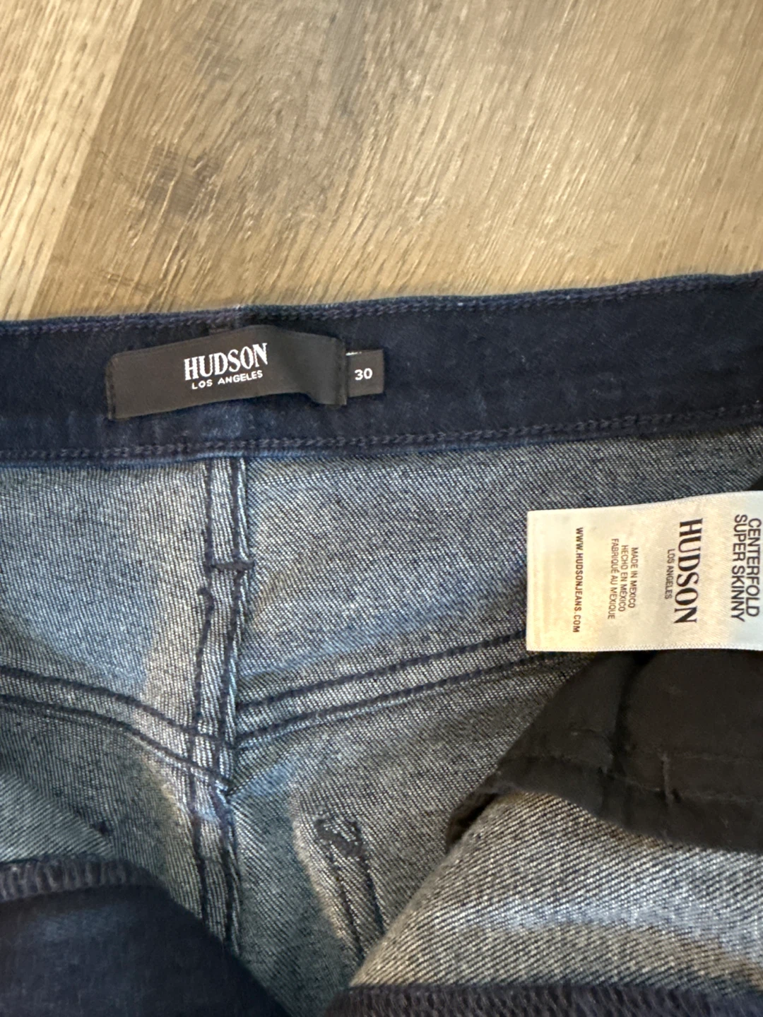 Hudson Los Angeles Women's Centerfold Super Skinny Jeans Size 30 - photo 2