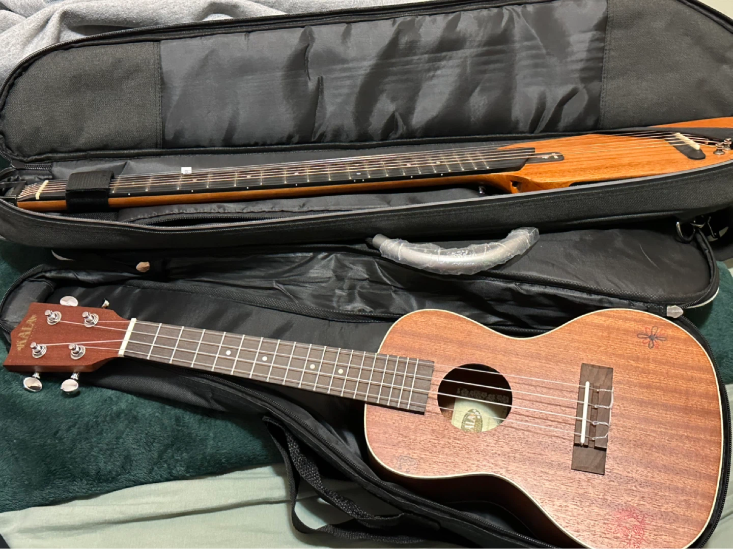 Kala Ukulele & Donner Travel Guitar