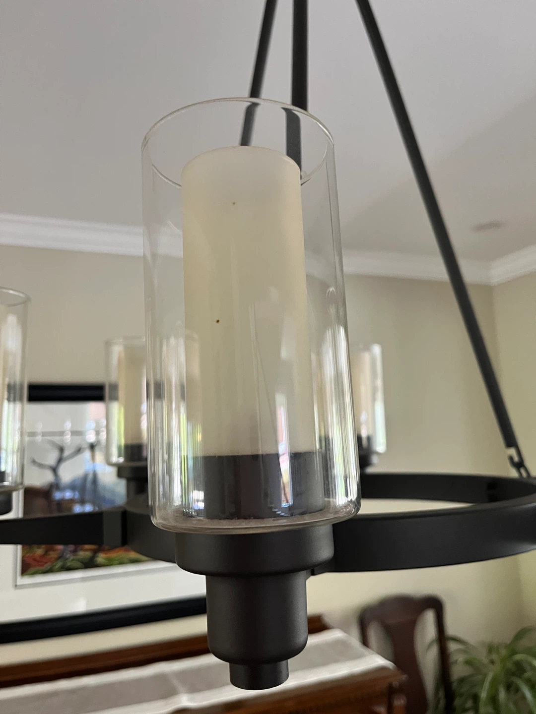Chandelier with 6 Glass Shades - photo 3