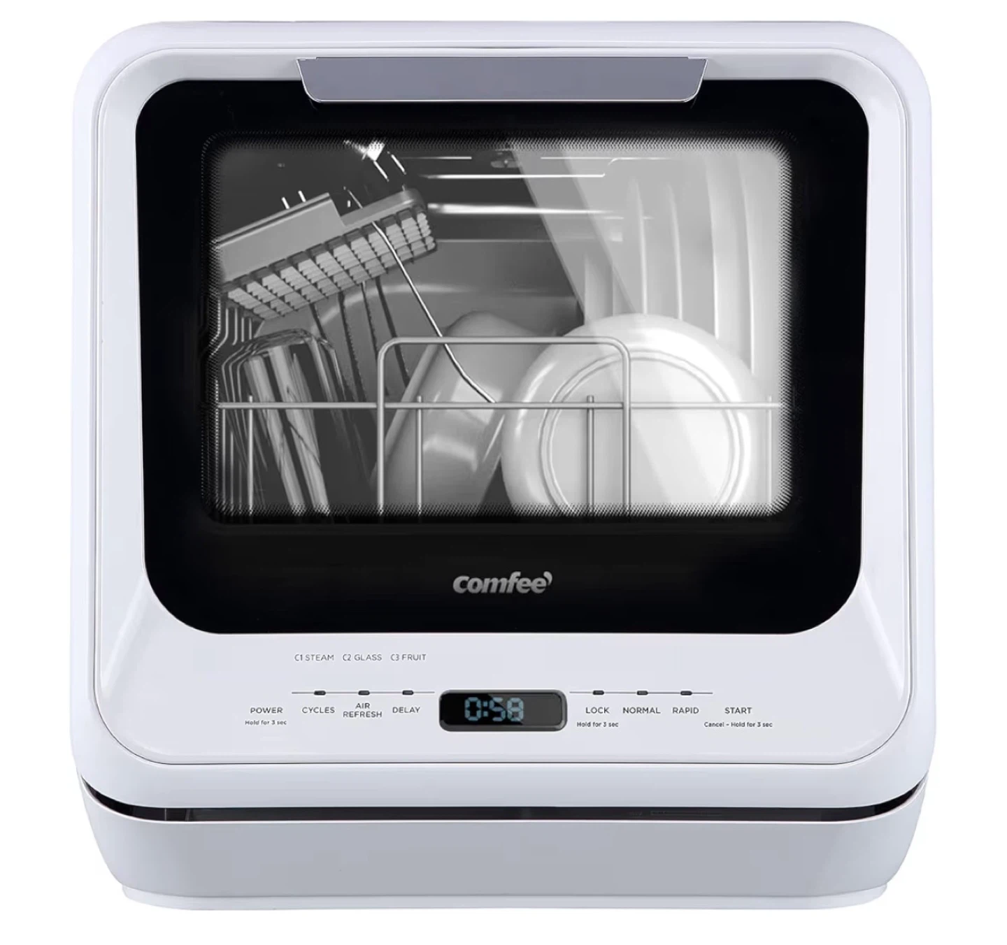 Comfee Countertop Portable Dishwasher - White - photo 3
