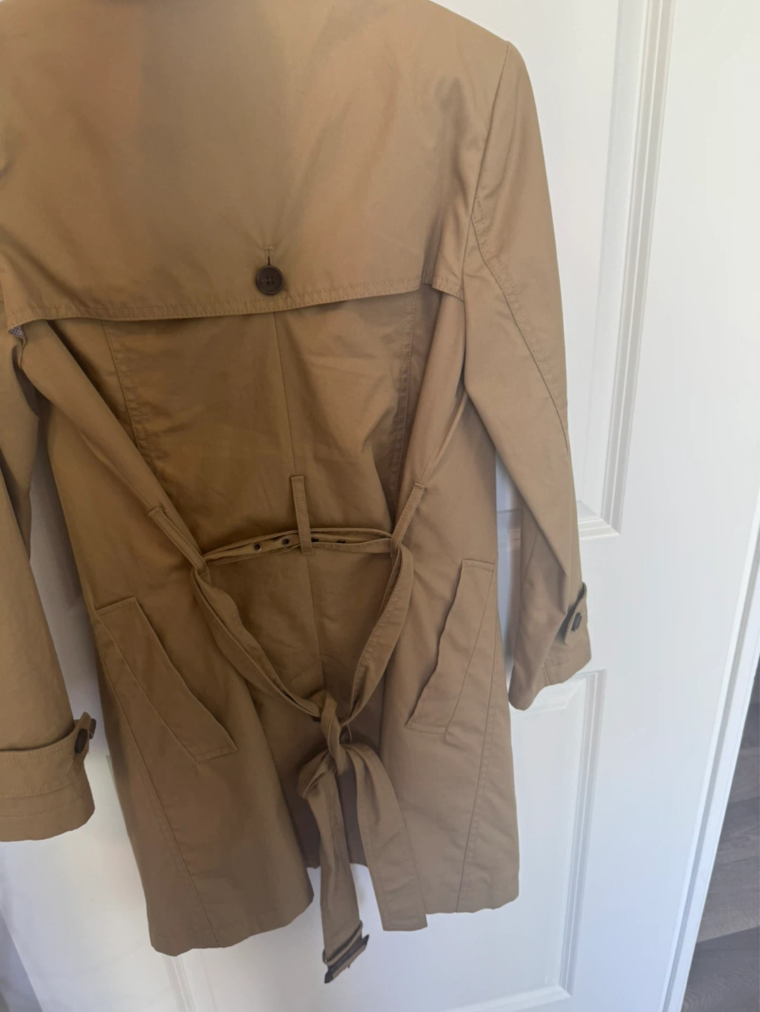 Banana Republic Women's Tan Trench Coat - Size 10 - photo 3