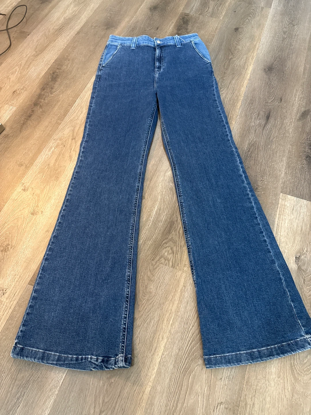 Forever 21 Blue Denim Flare Jeans Size US 29