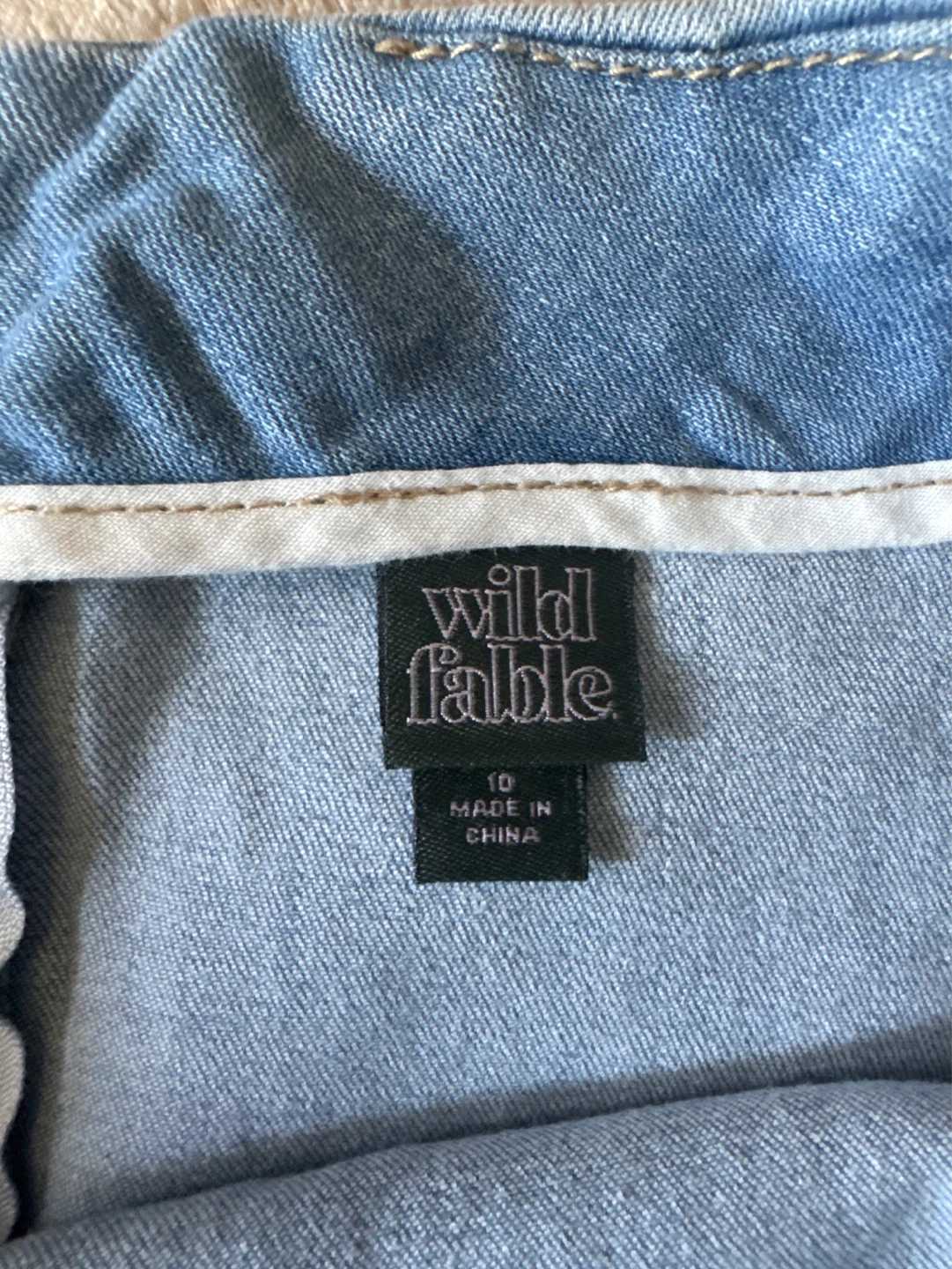 Wild Fable Denim Mini Skirt Size 10 - photo 2