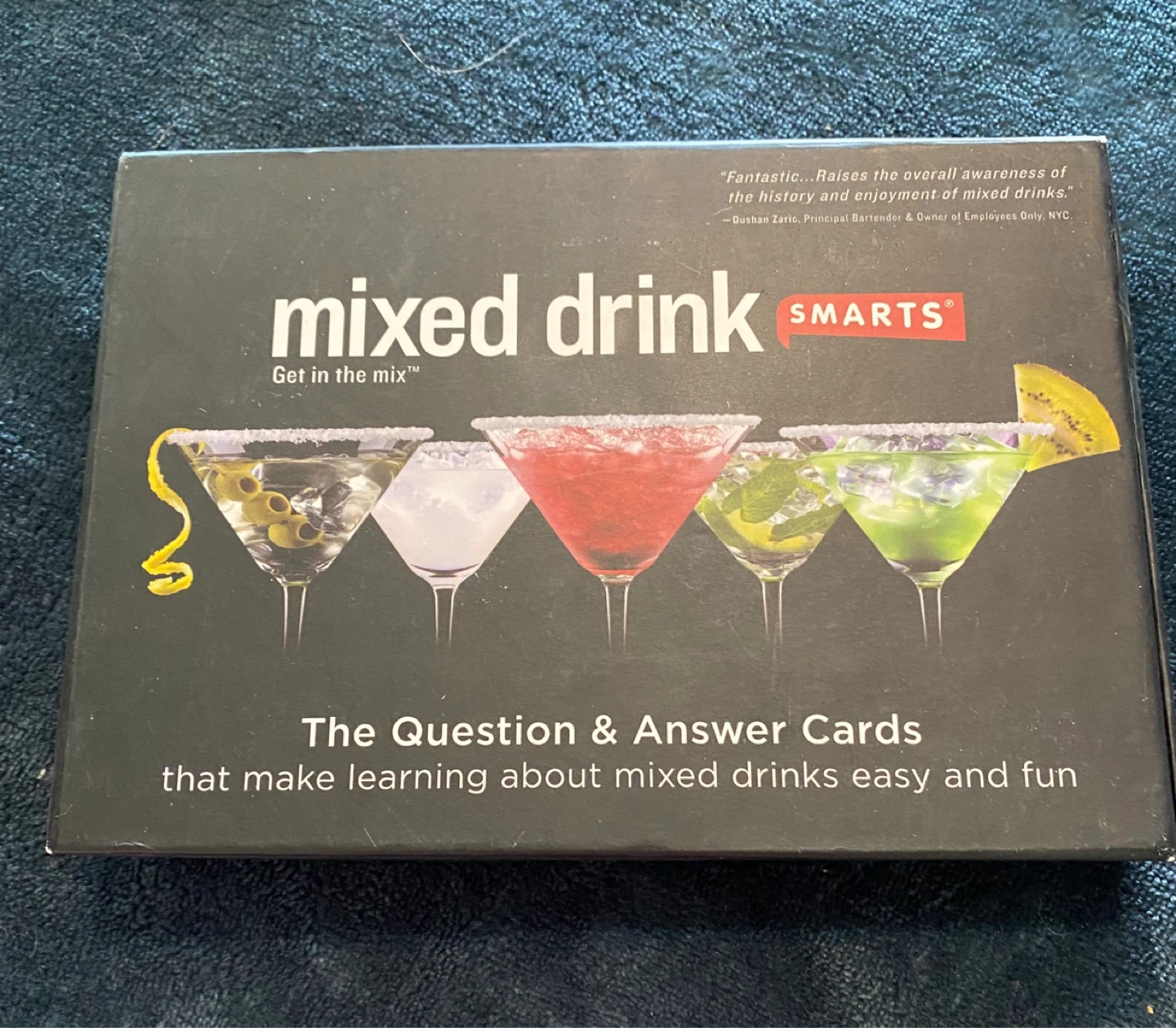 Mixed Drink Smarts Question & Answer Card Game