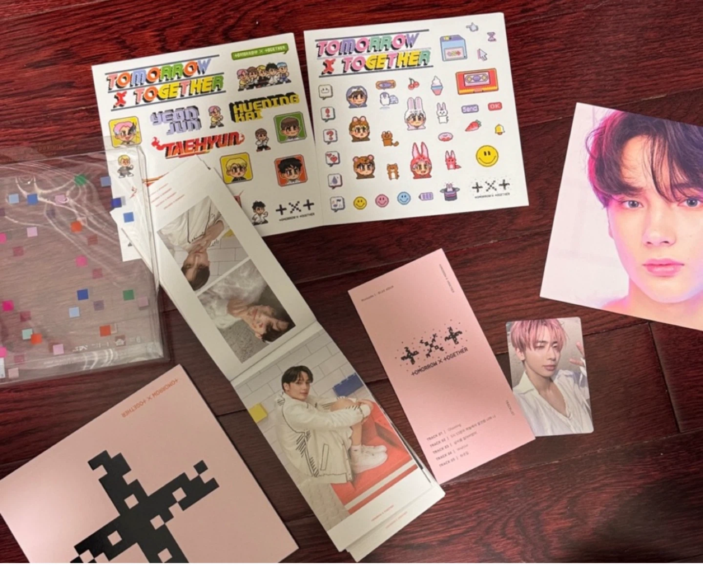 TXT Minisode 1: Blue Hour Album Photocards and Extras