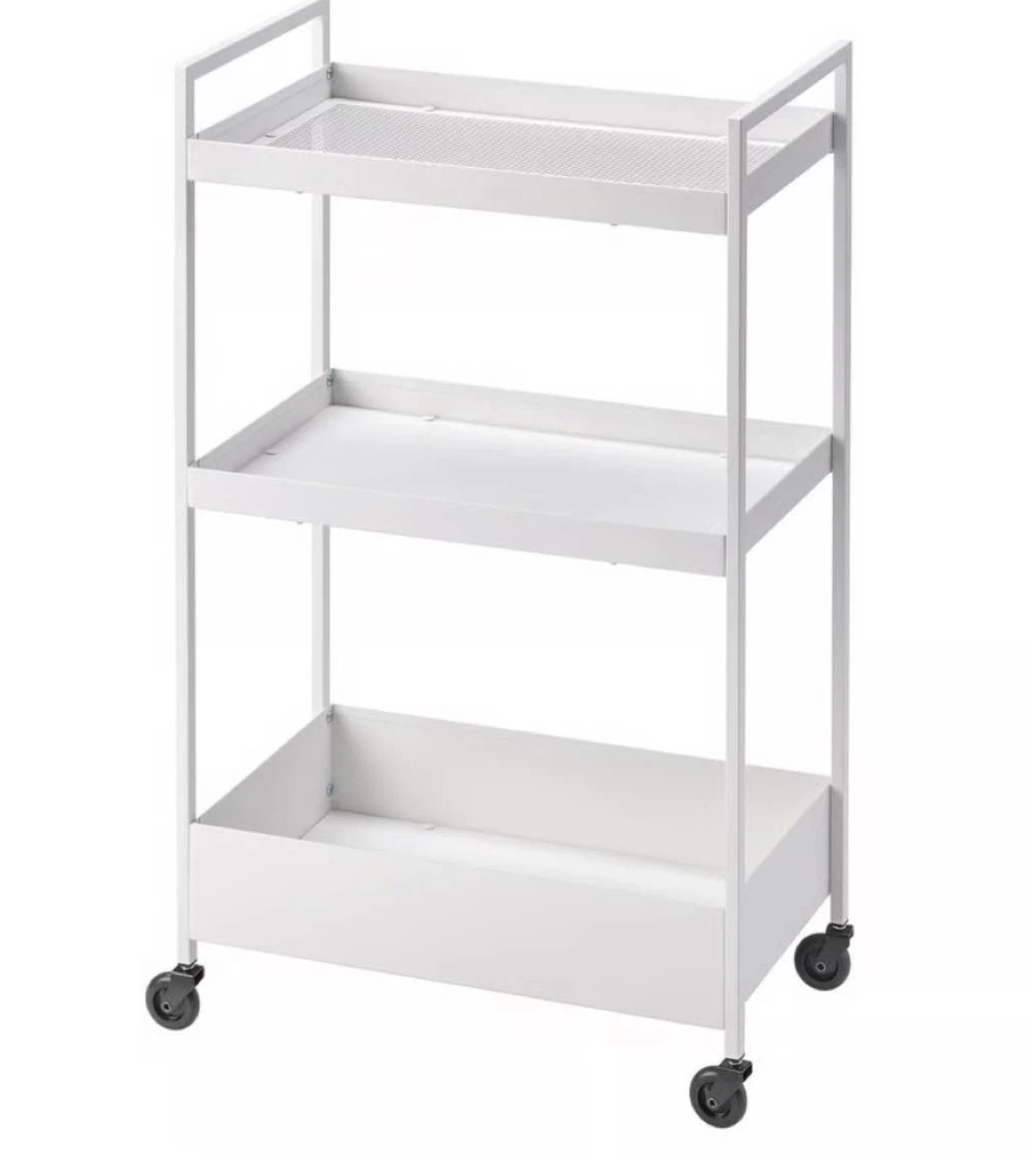 NISSAFORS Utility cart, black, 19 7/8x11 3/4x32 5/8 " - photo 2