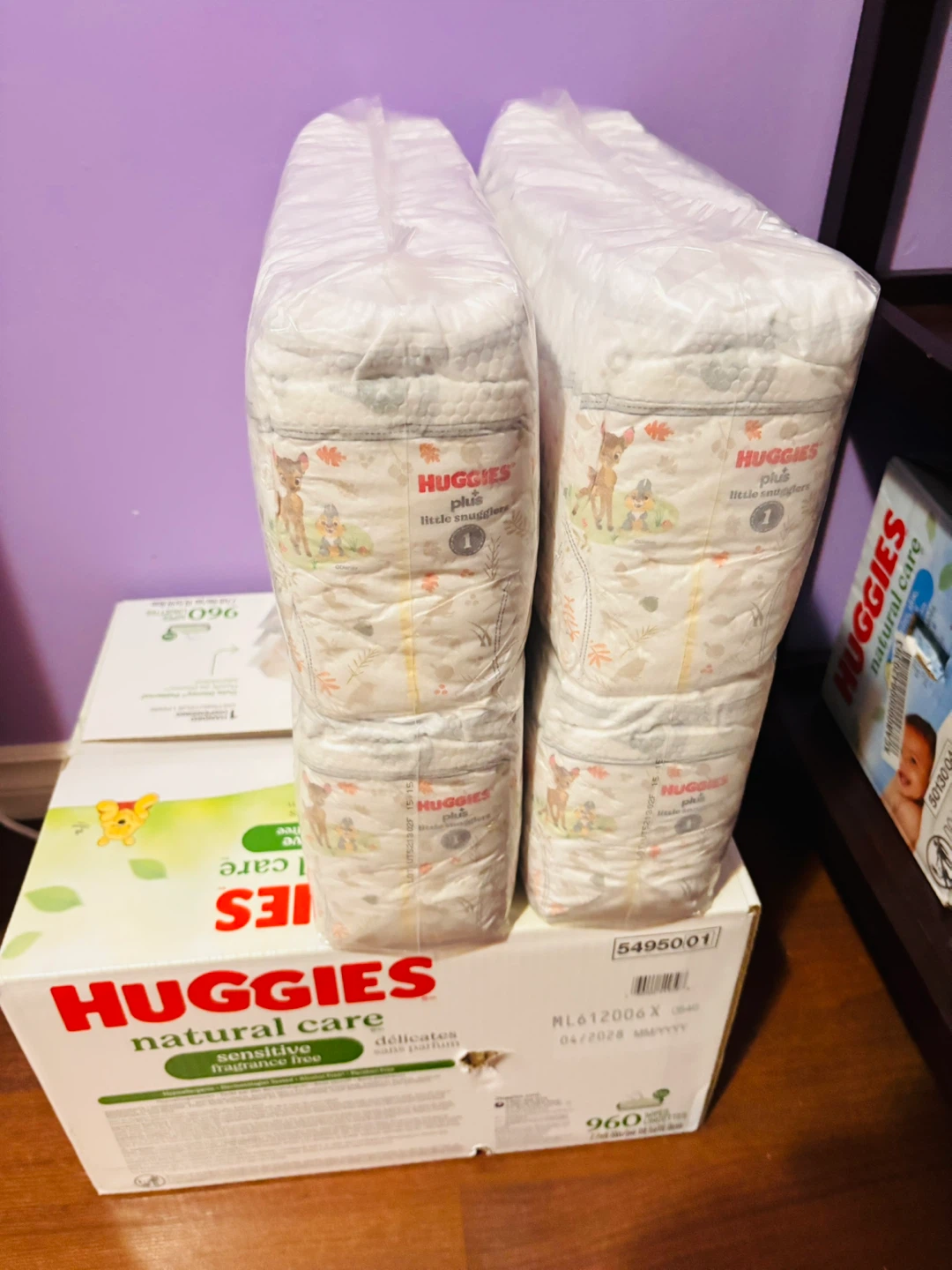 Huggies Natural Care Diapers Size 1 - 128 Count