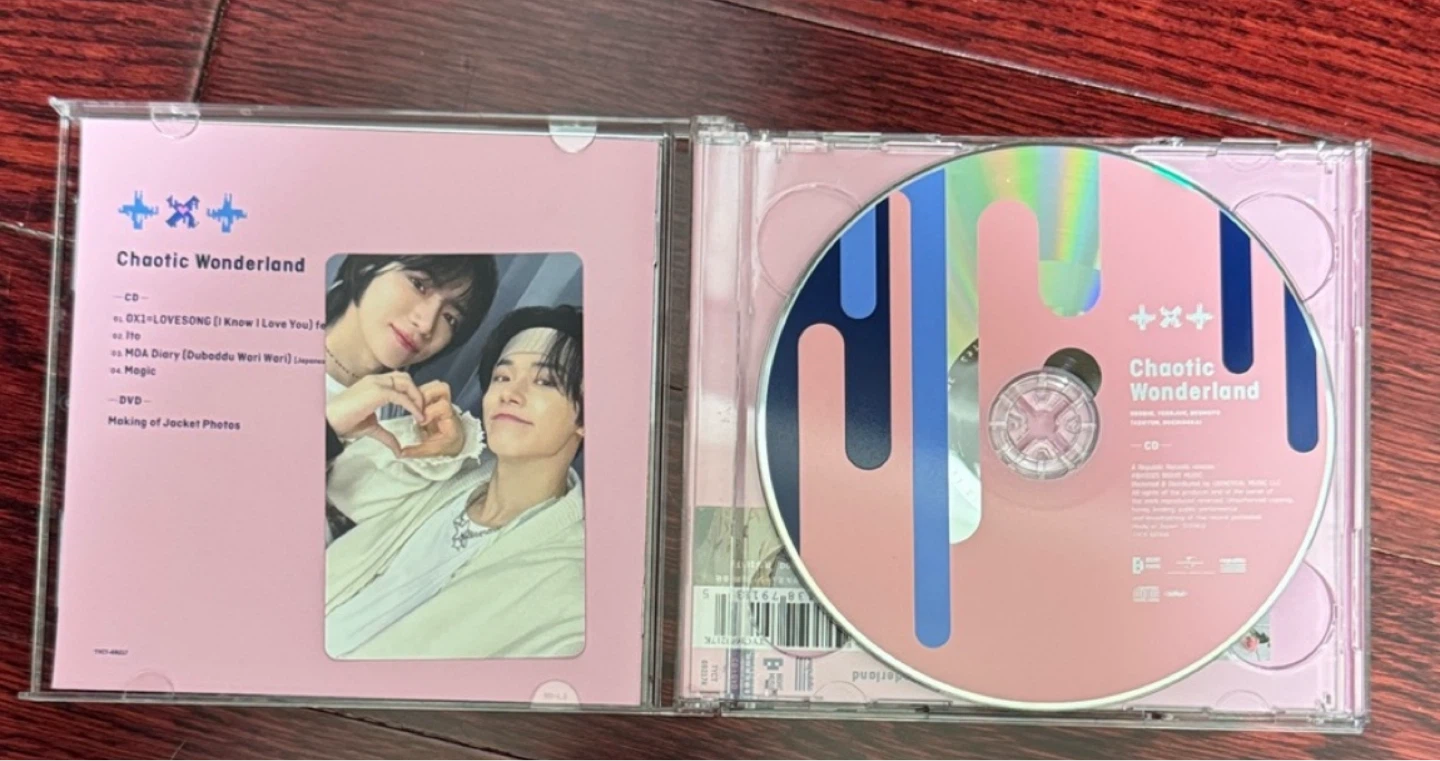 TXT Chaotic Wonderland CD + DVD - photo 2