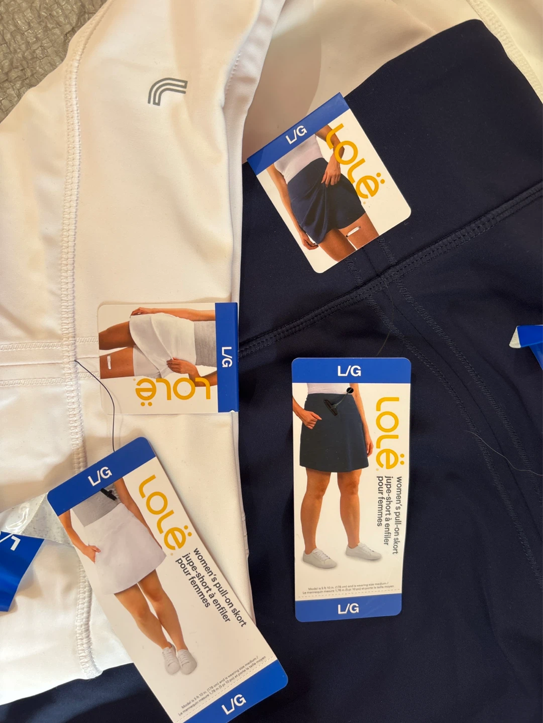 Lole Women's S Pull-On Skort - Navy & White - L/G - photo 2