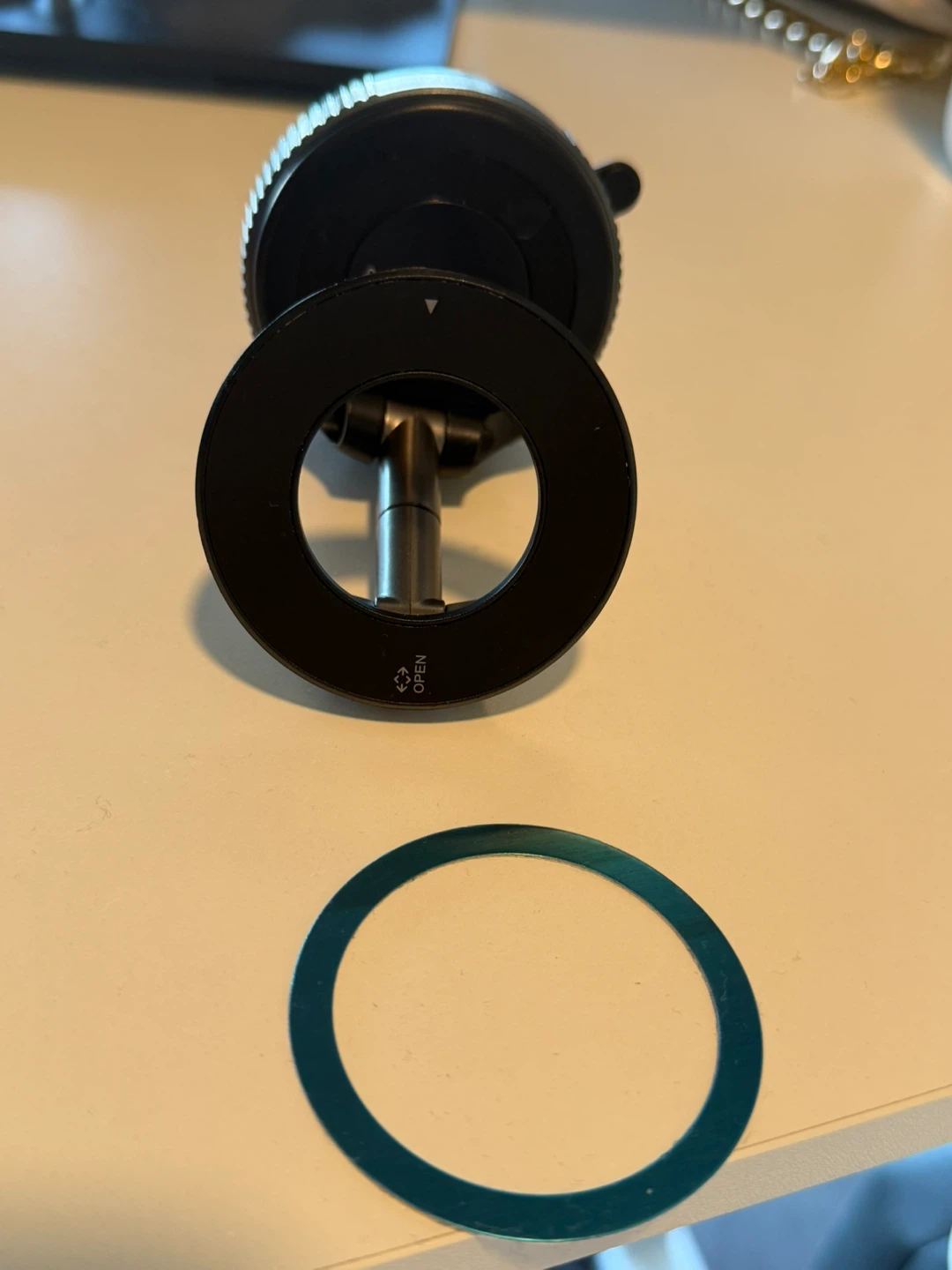 Black Car Phone Mount Holder with Suction Cup - photo 2