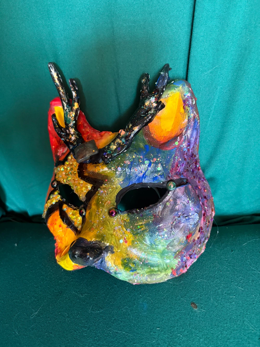 Handmade Foxy Masquerade Mask - photo 3