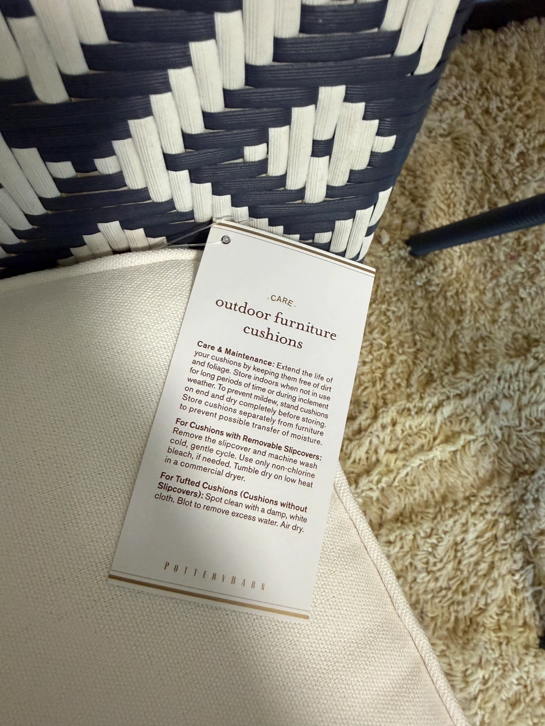 2 NEW Pottery Barn All-Weather Wicker Outdoor Chairs (Set of 2) - photo 4