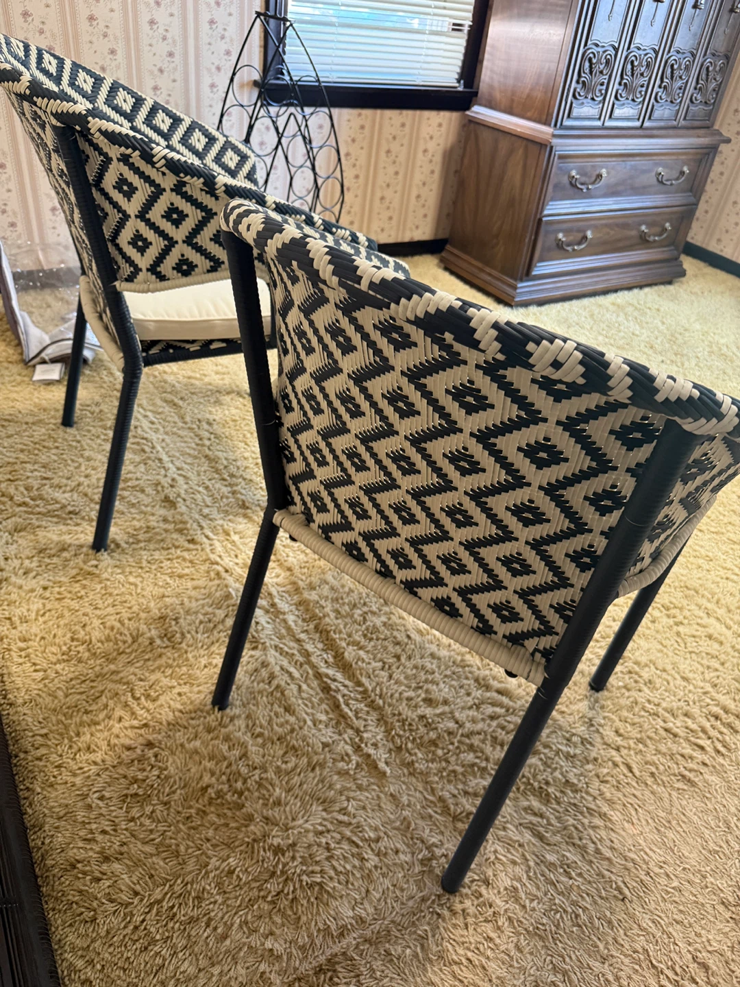 2 NEW Pottery Barn All-Weather Wicker Outdoor Chairs (Set of 2) - photo 3