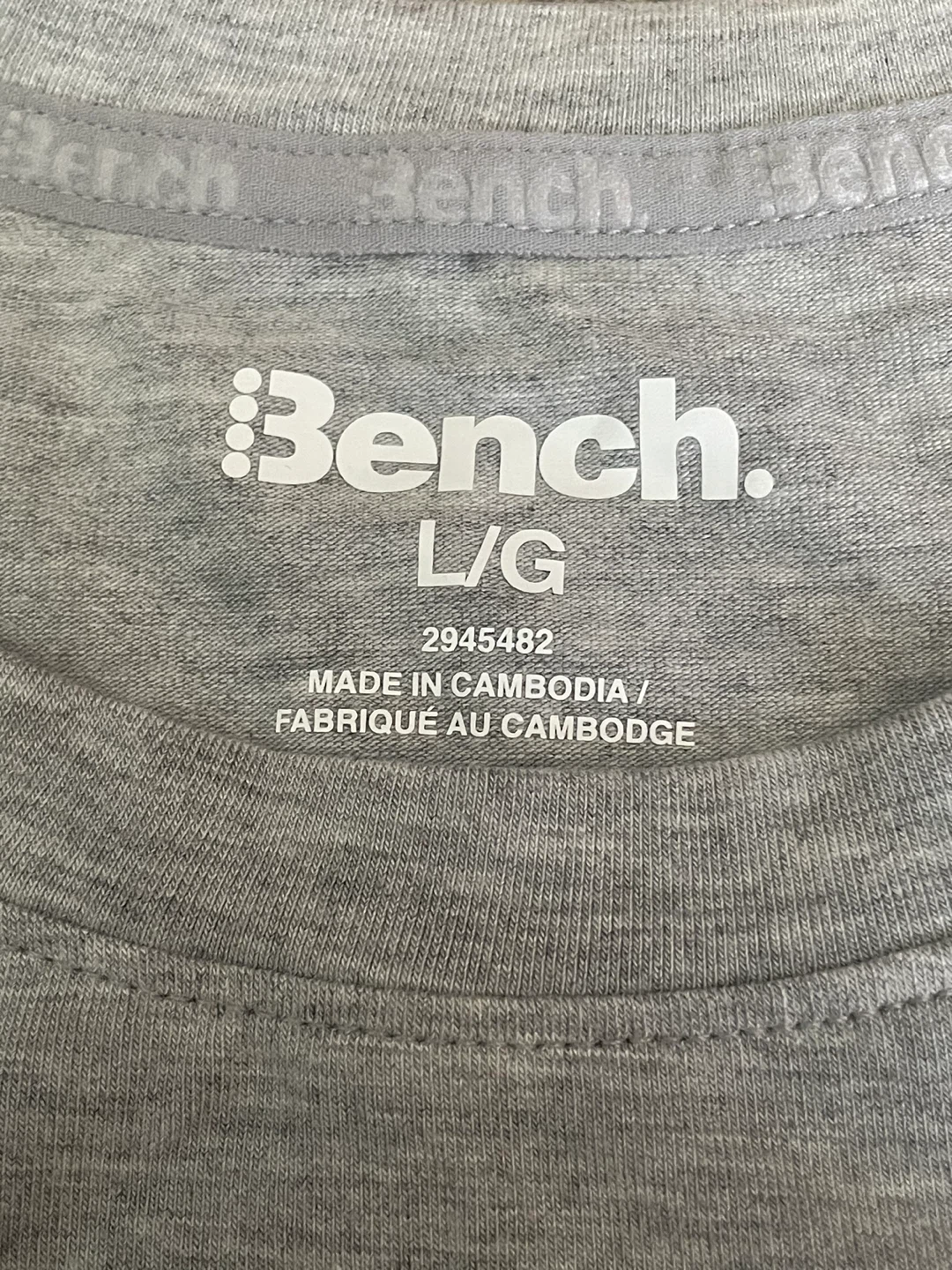 Bench T-Shirt L/G Grey - photo 3