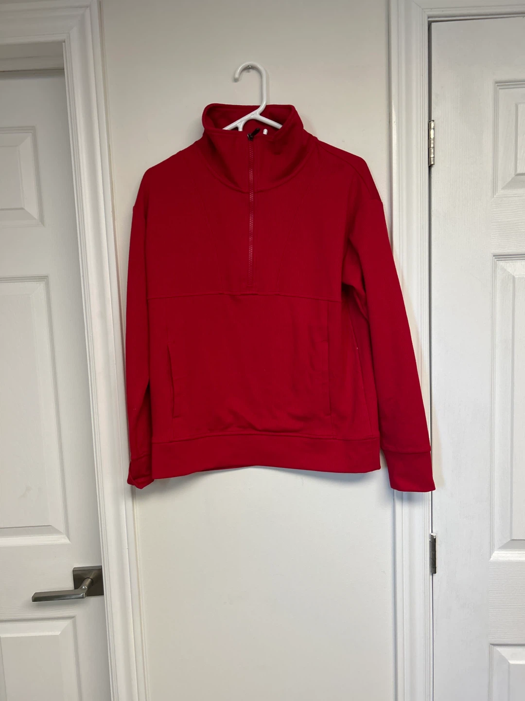 Gaiam Red Quarter Zip Pullover XS/TP