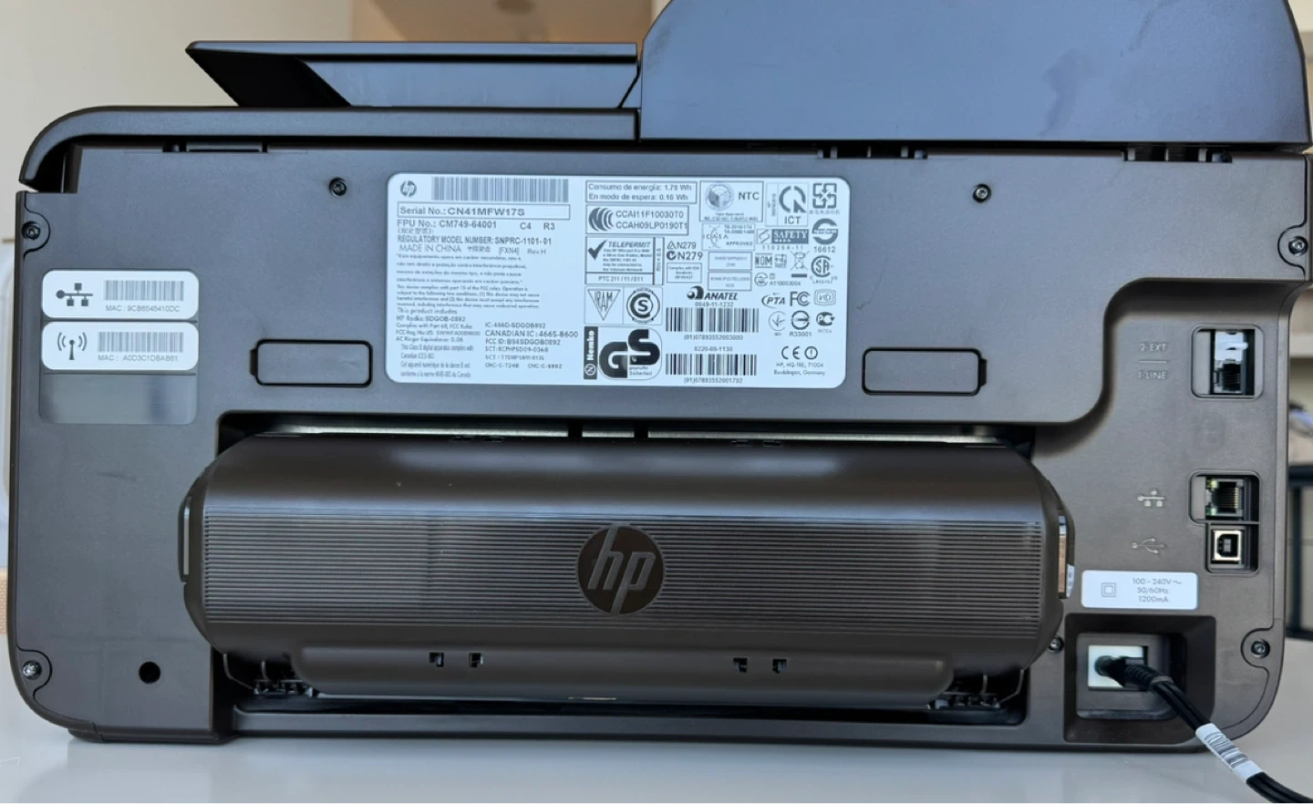 HP Officejet Pro 8600 All-in-One Printer - photo 4