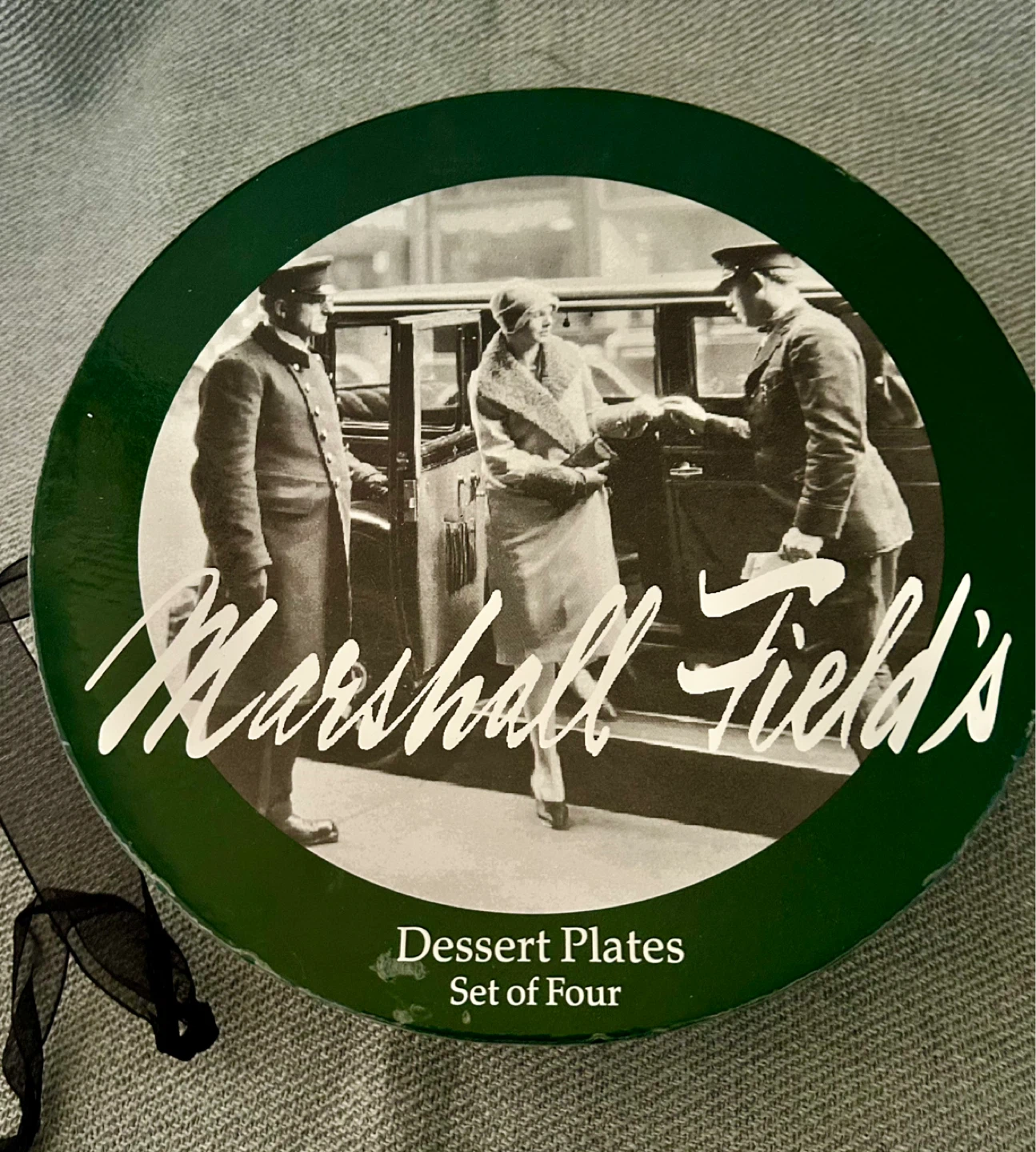 Marshall Field's 2006 Dessert Plates Set of Four in Original Box