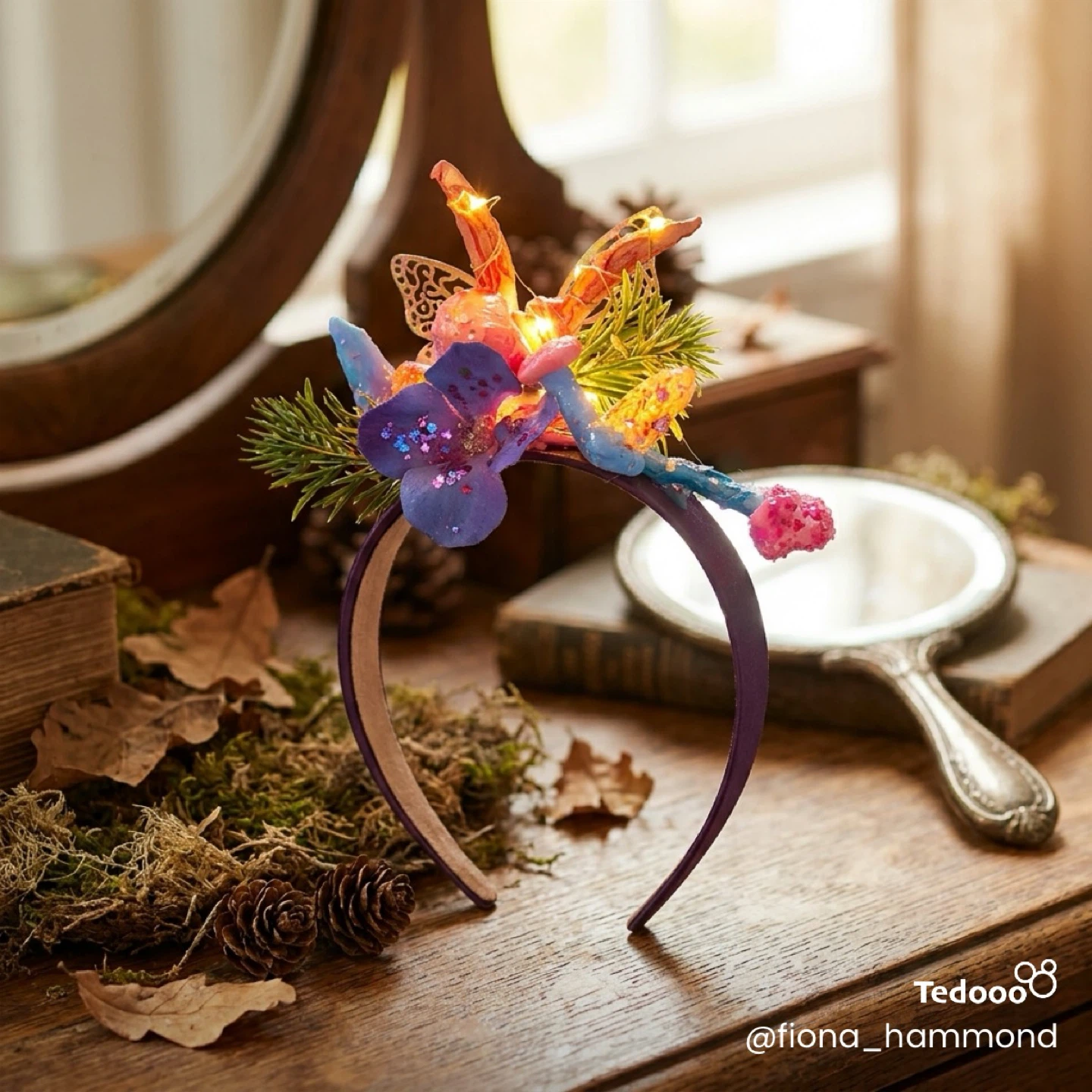 Fairy Woodland Headband with Lights