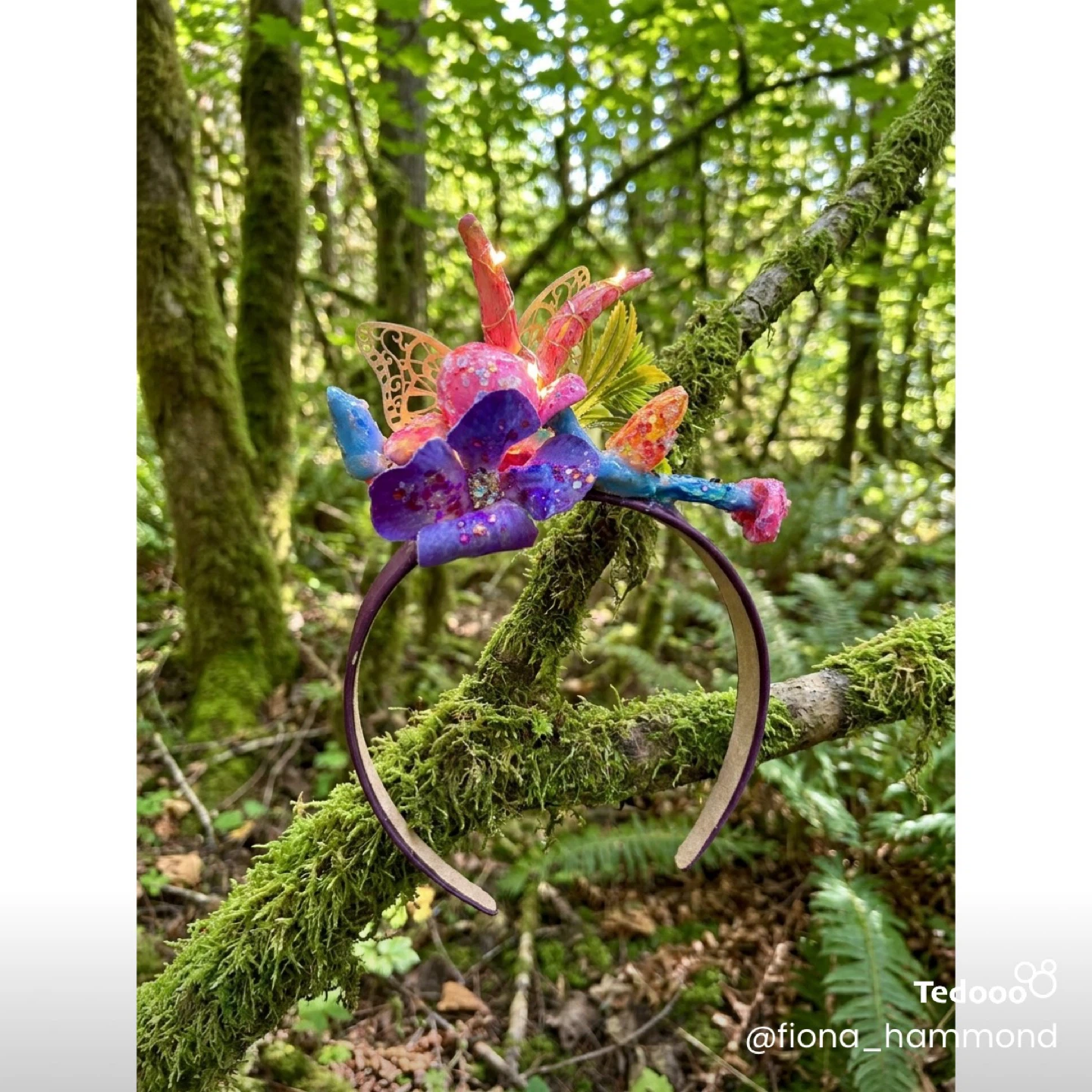Fairy Woodland Headband with Lights - photo 2
