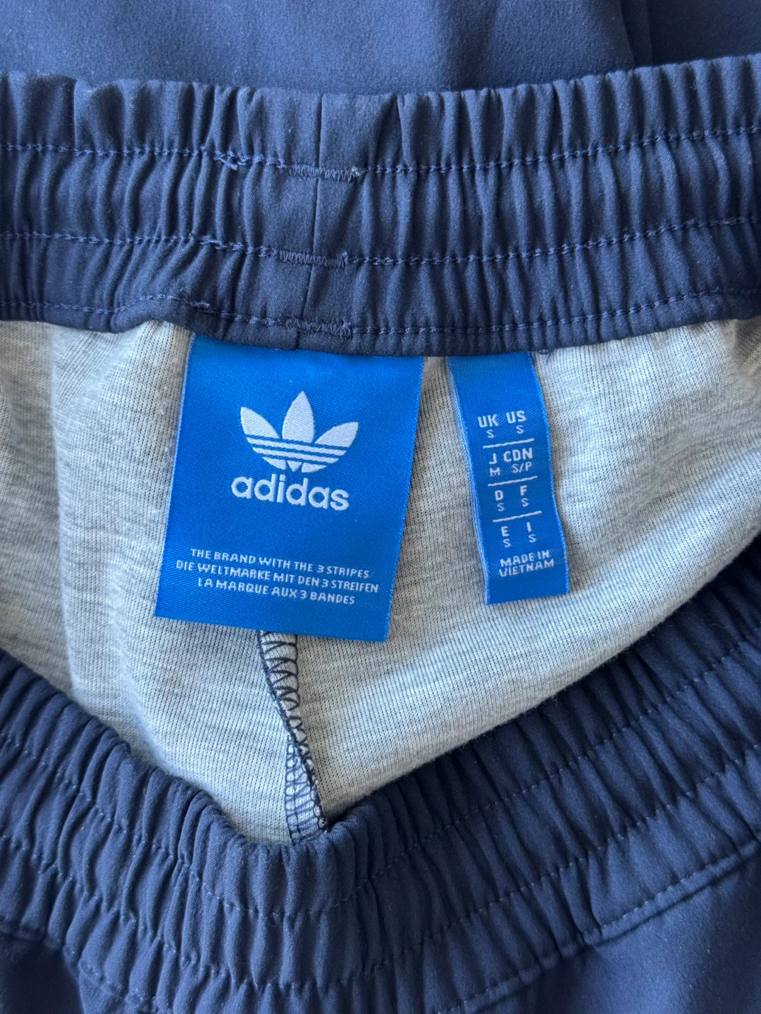 Adidas Navy Track Pants - Size S - photo 3