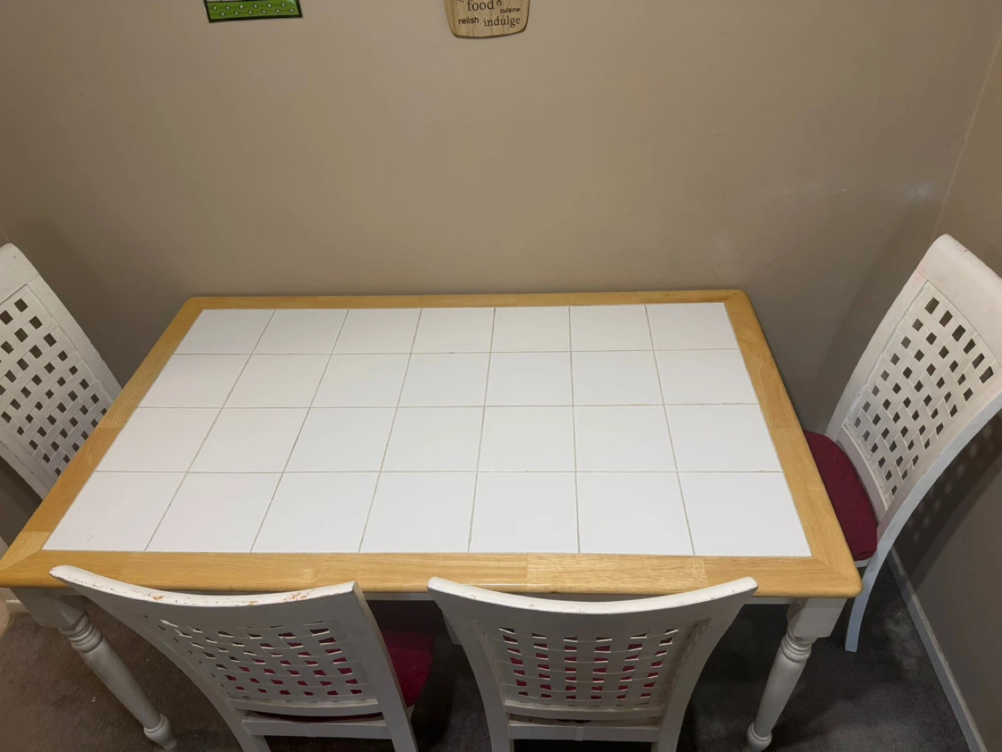 Dining Table Set with 4 Chairs - photo 2