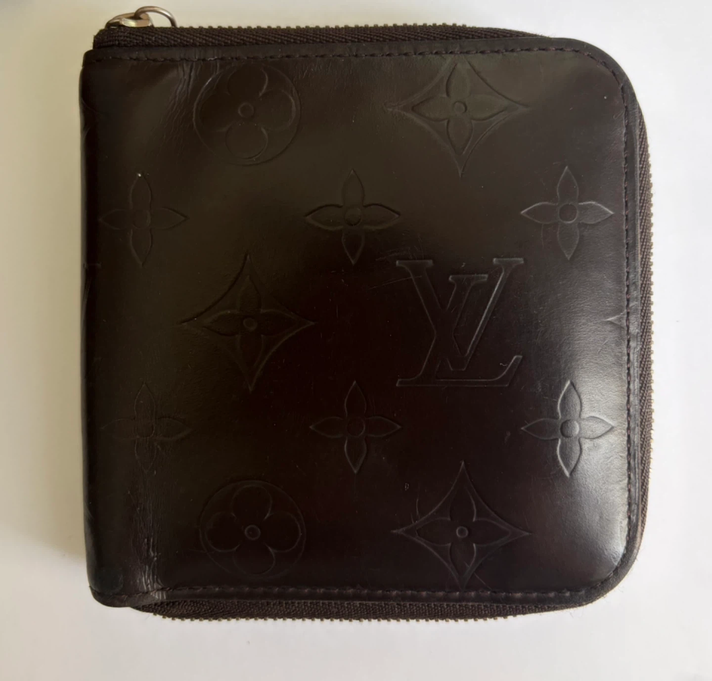 Louis Vuitton Wallet Porte Monnaie Zip Monogram Glace