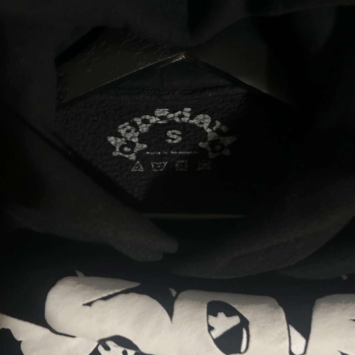 Black OG WEB Spider Hoodie - Small - photo 2