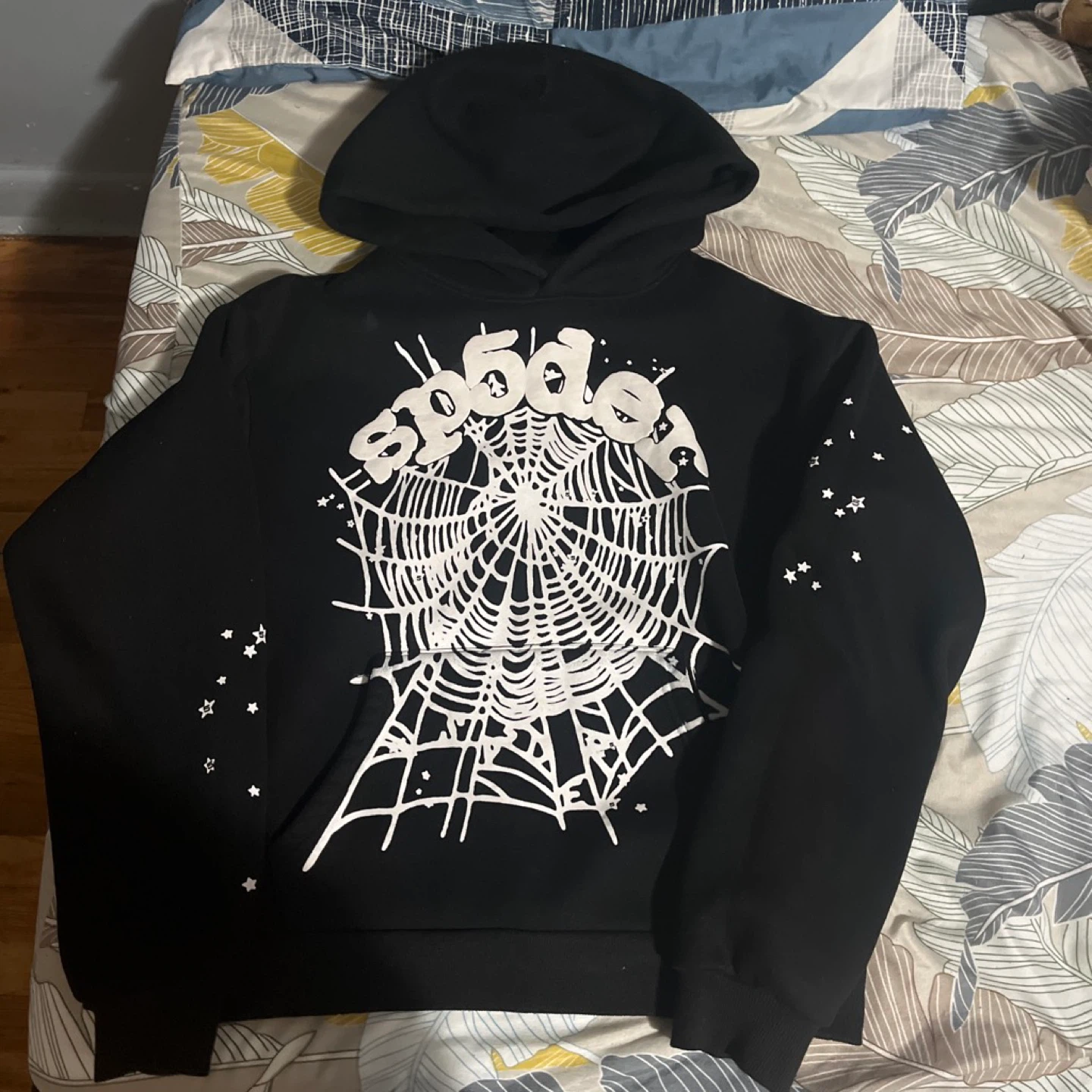 Black OG WEB Spider Hoodie - Small