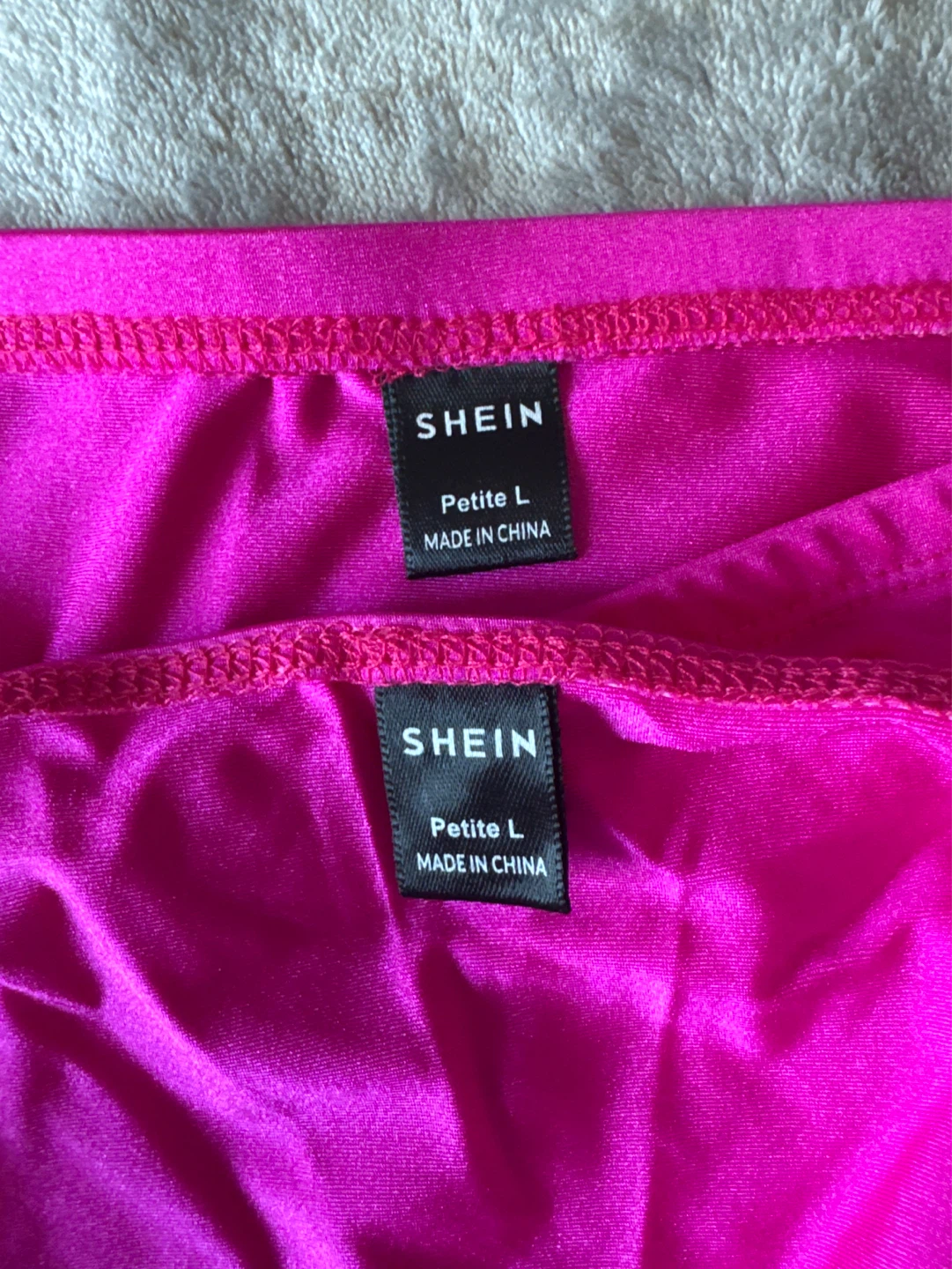 SHEIN Pink Petite L Crop Top & Skirt Set - photo 2