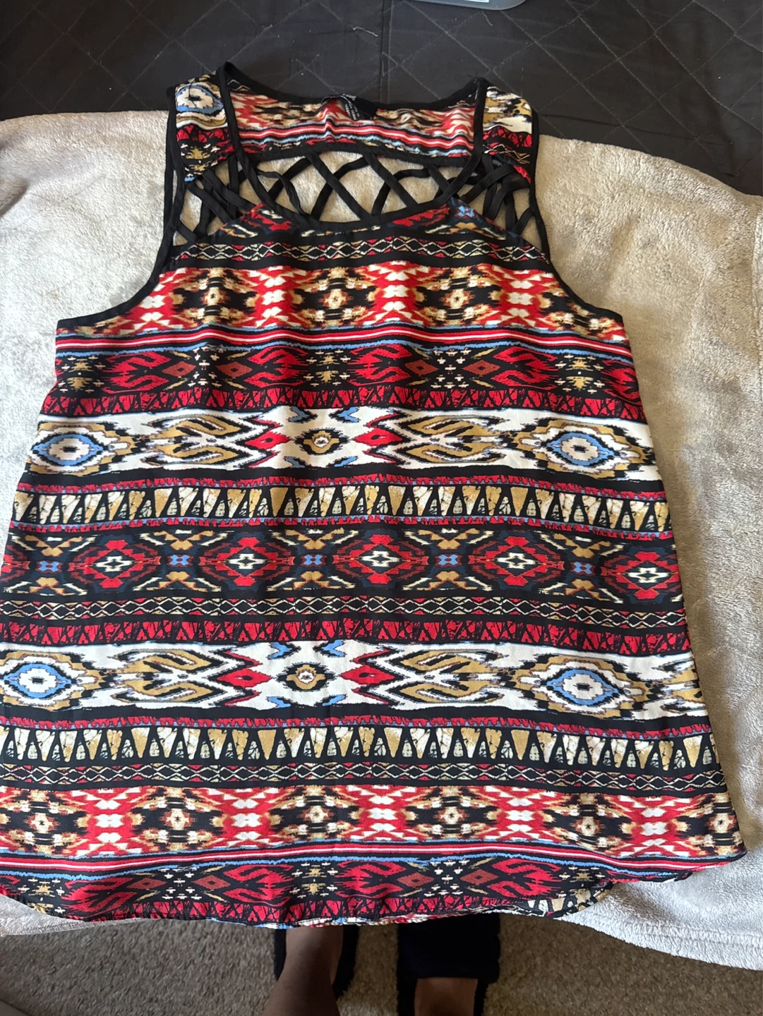 BYER "byer" Aztec Print Tank Top - Size M